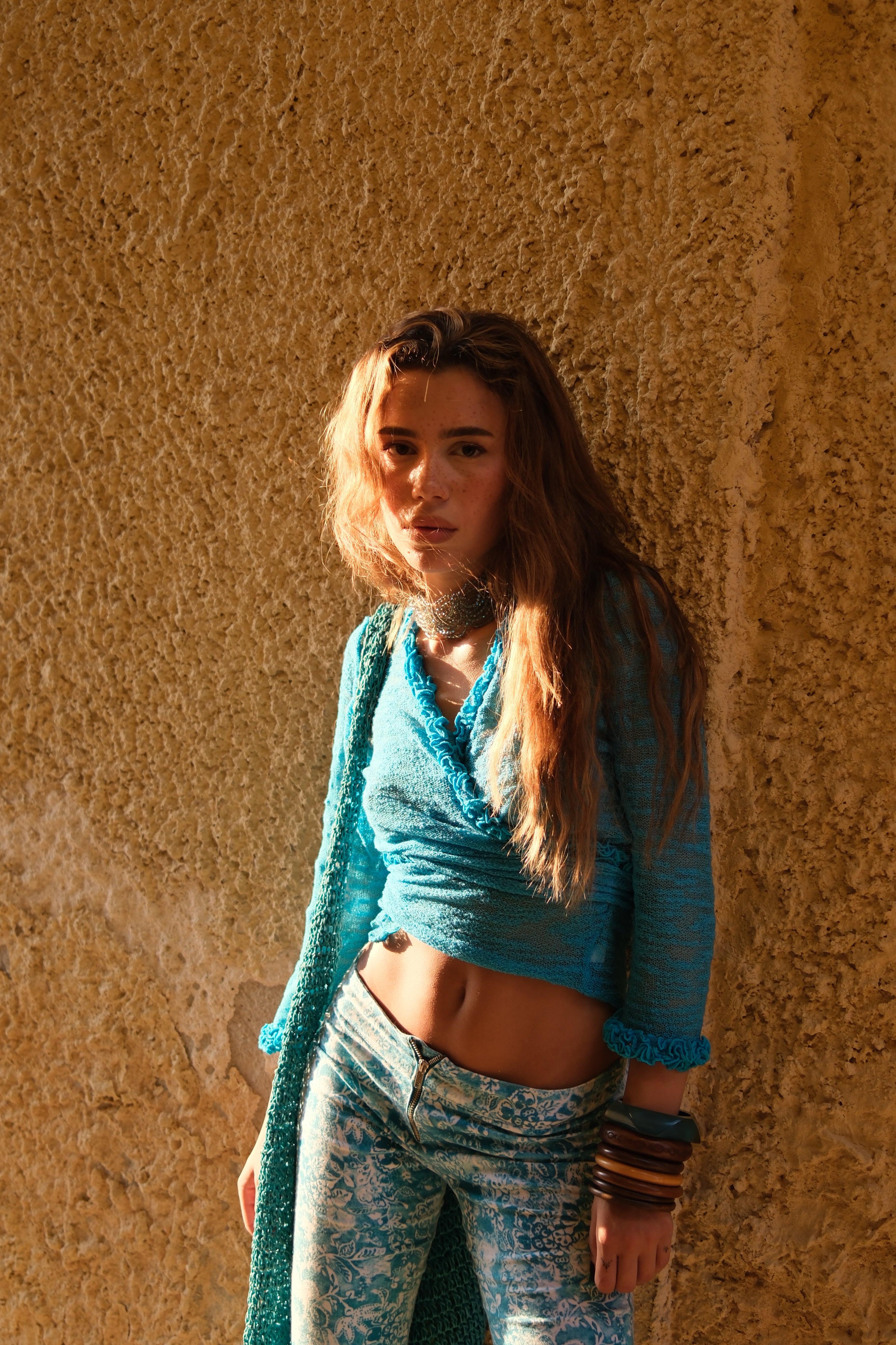 Knit Wrap Top