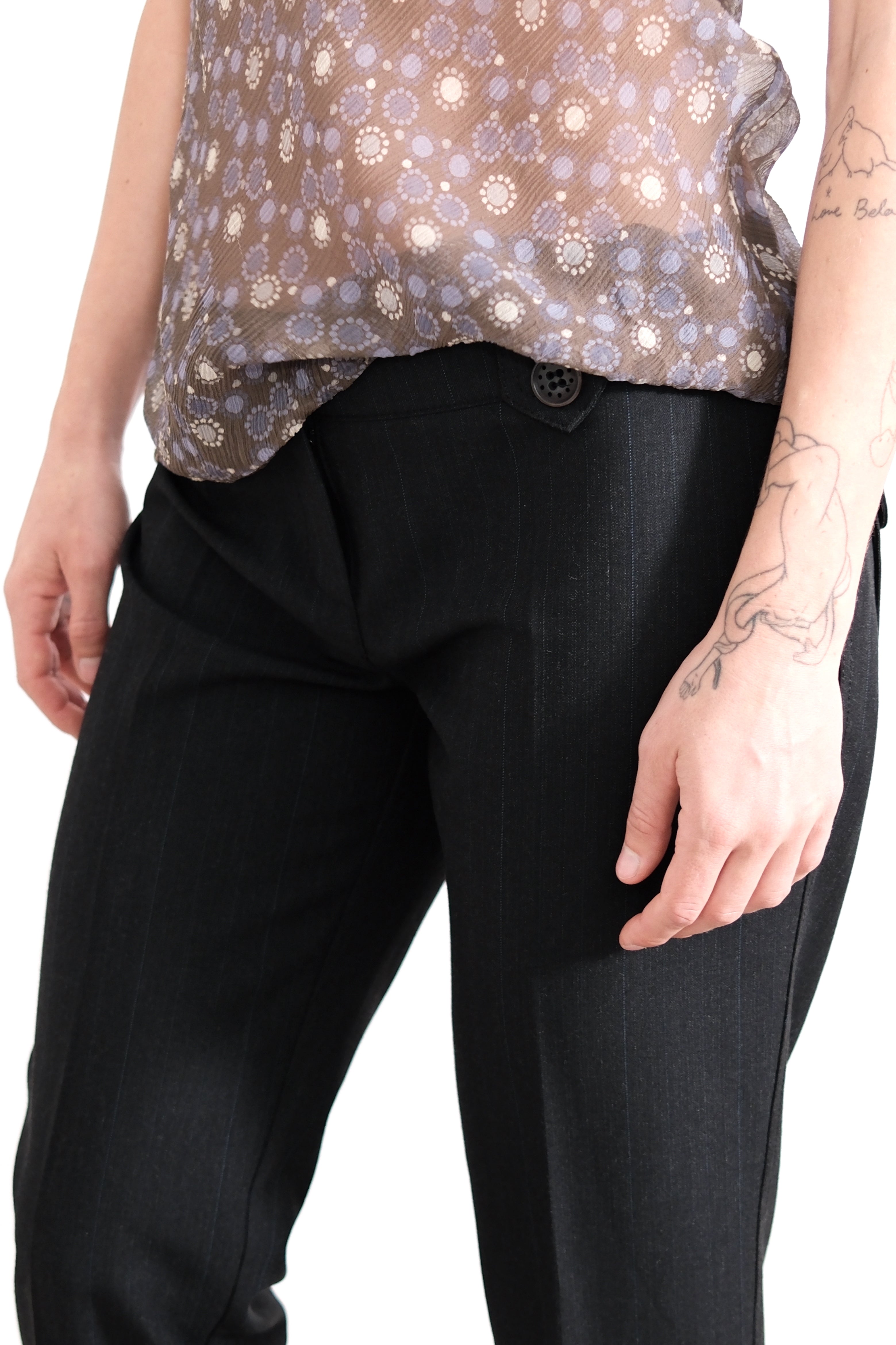 Low-Rise Striped pants Size 38-40