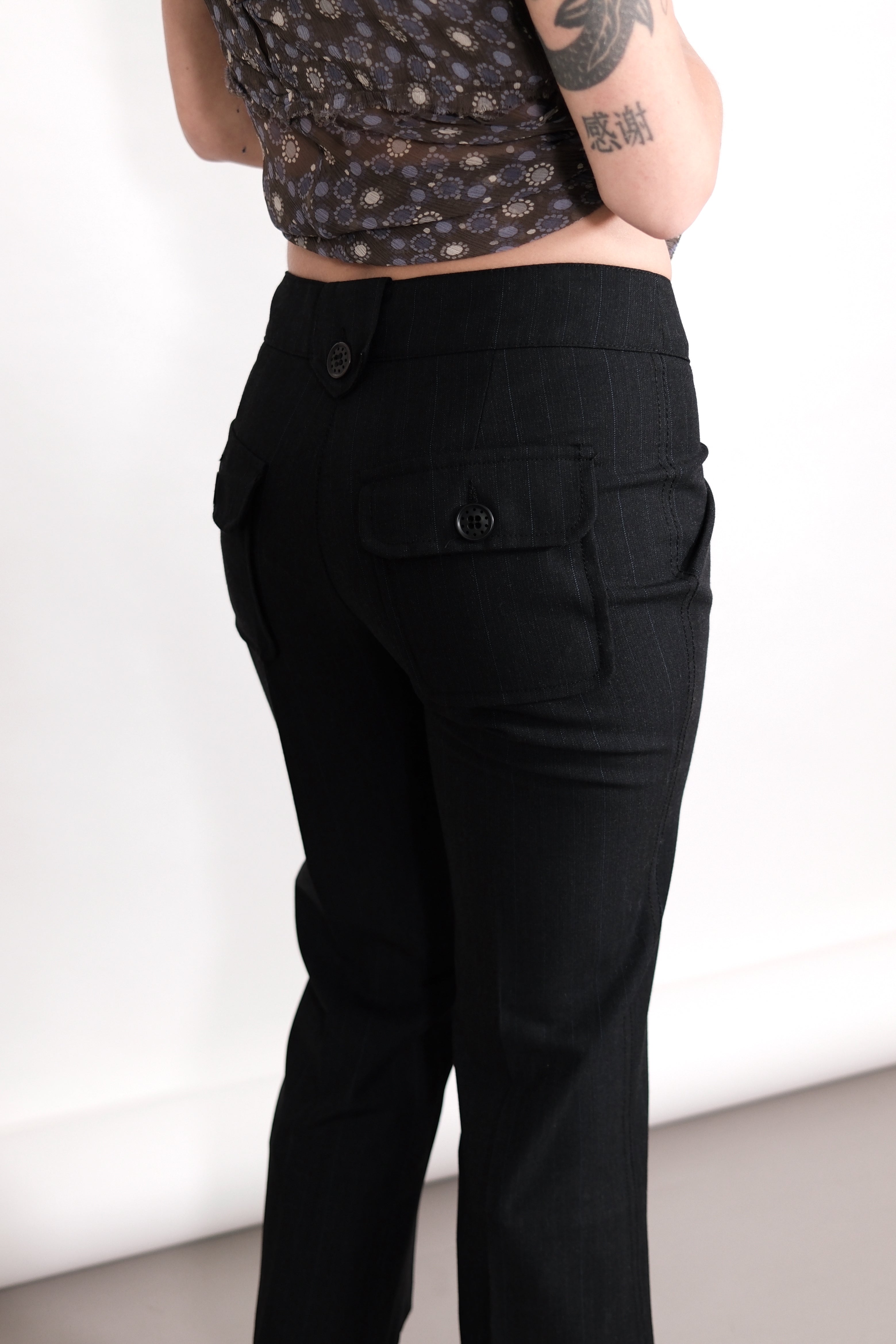 Low-Rise Striped pants Size 38-40