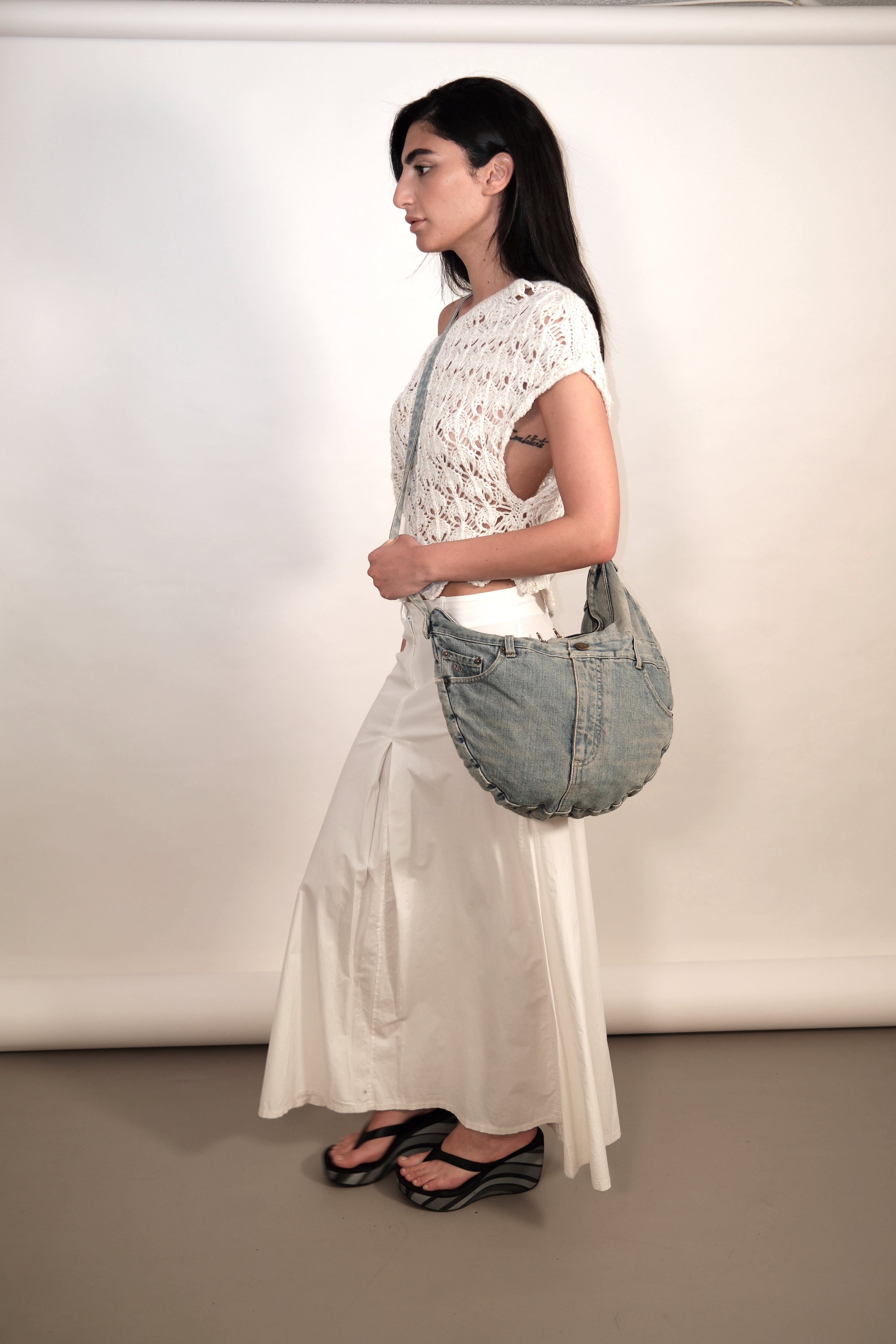 White Maxi Cotton Skirt