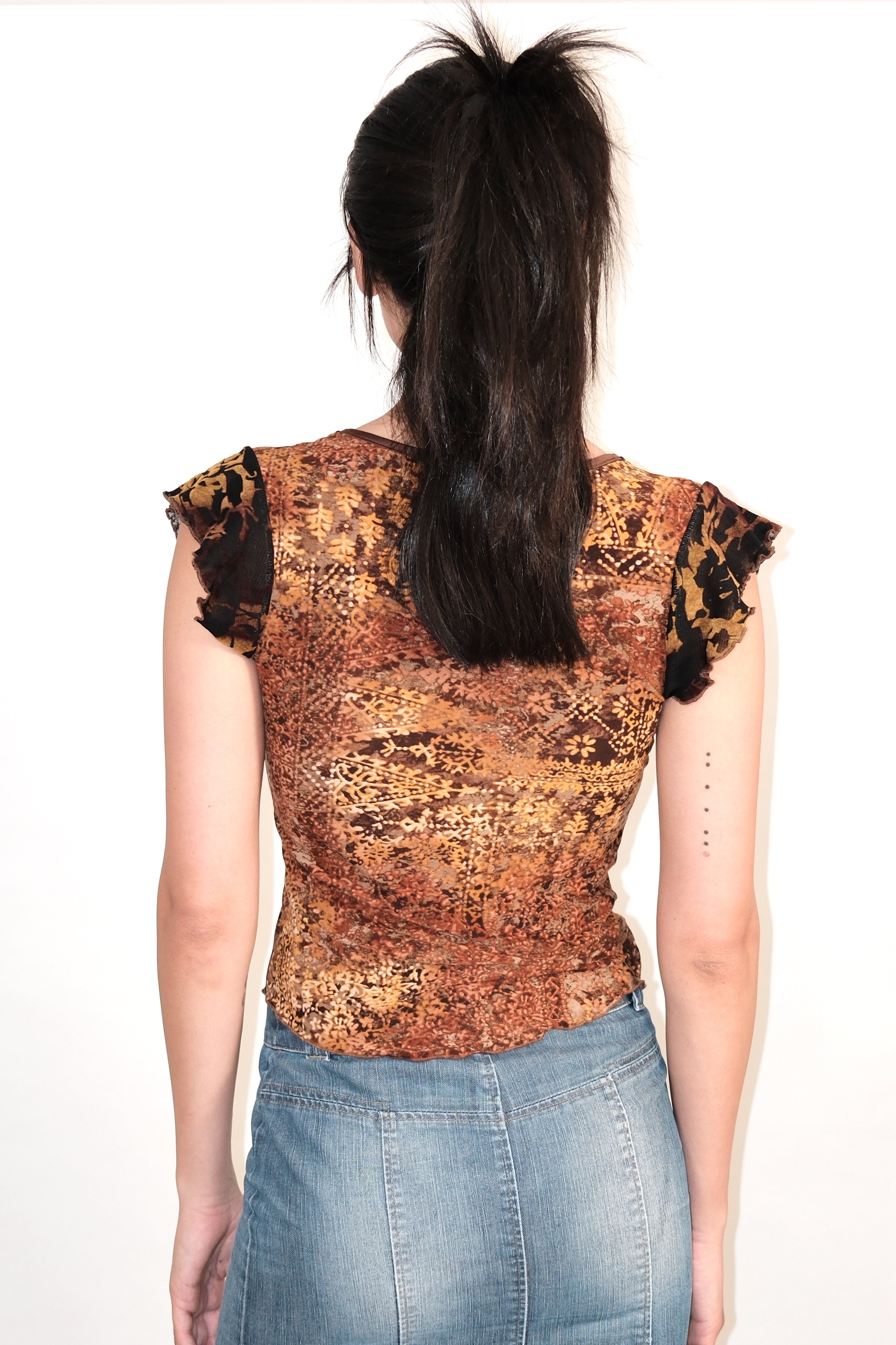 Boho Tie-Front Top