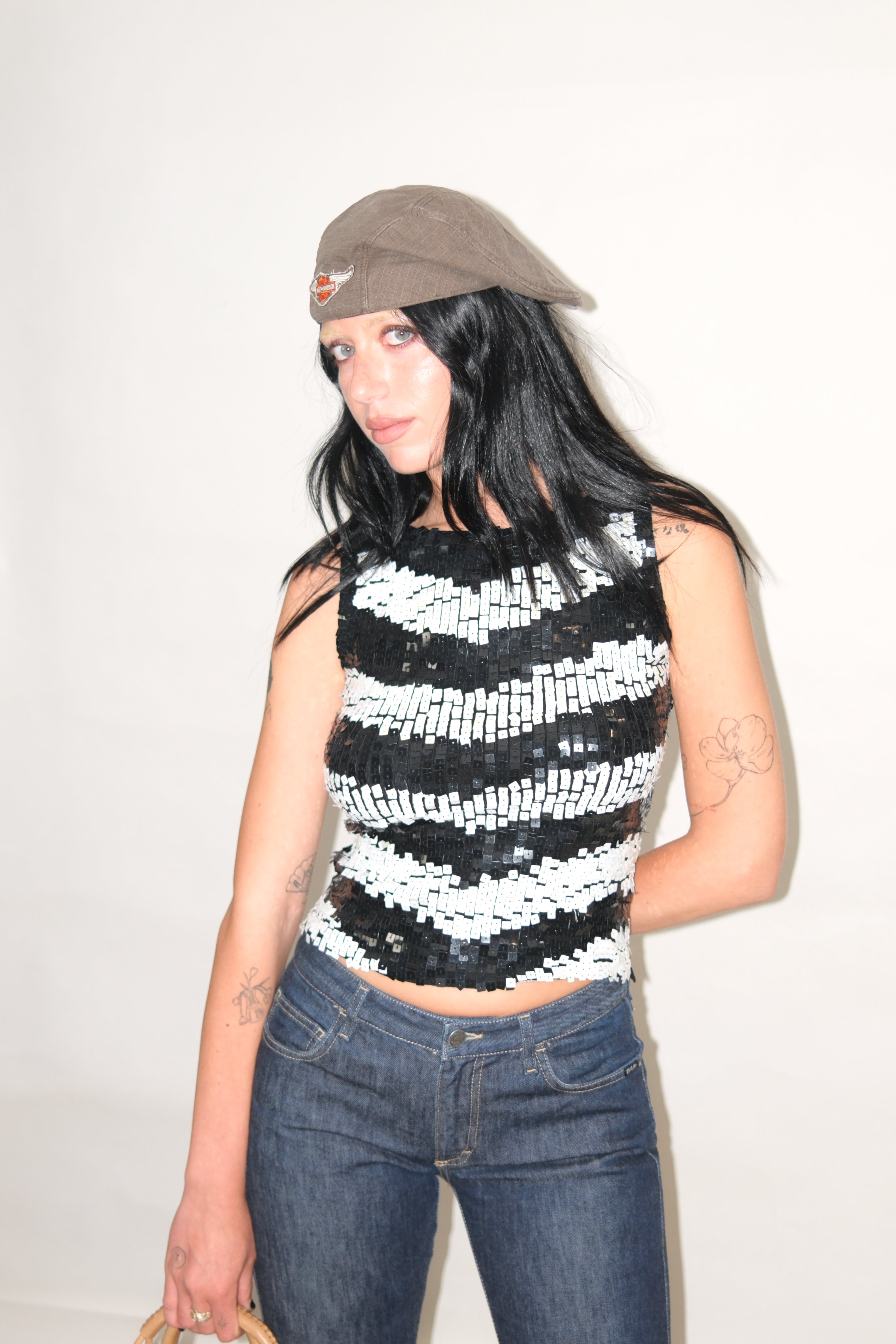 NIGHT OUT SEQUIN TOP