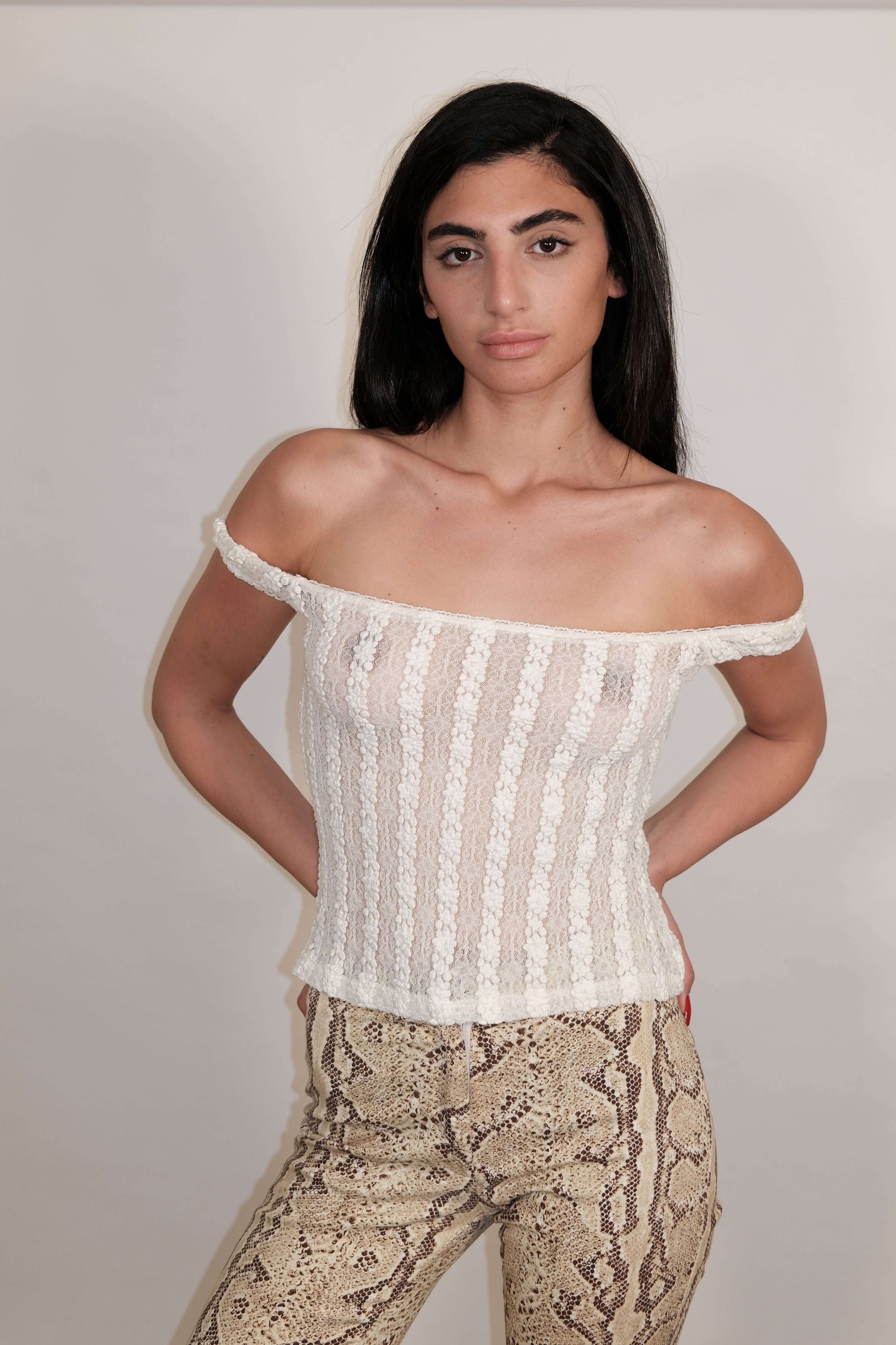 Cute Off-Shoulder Lace Top