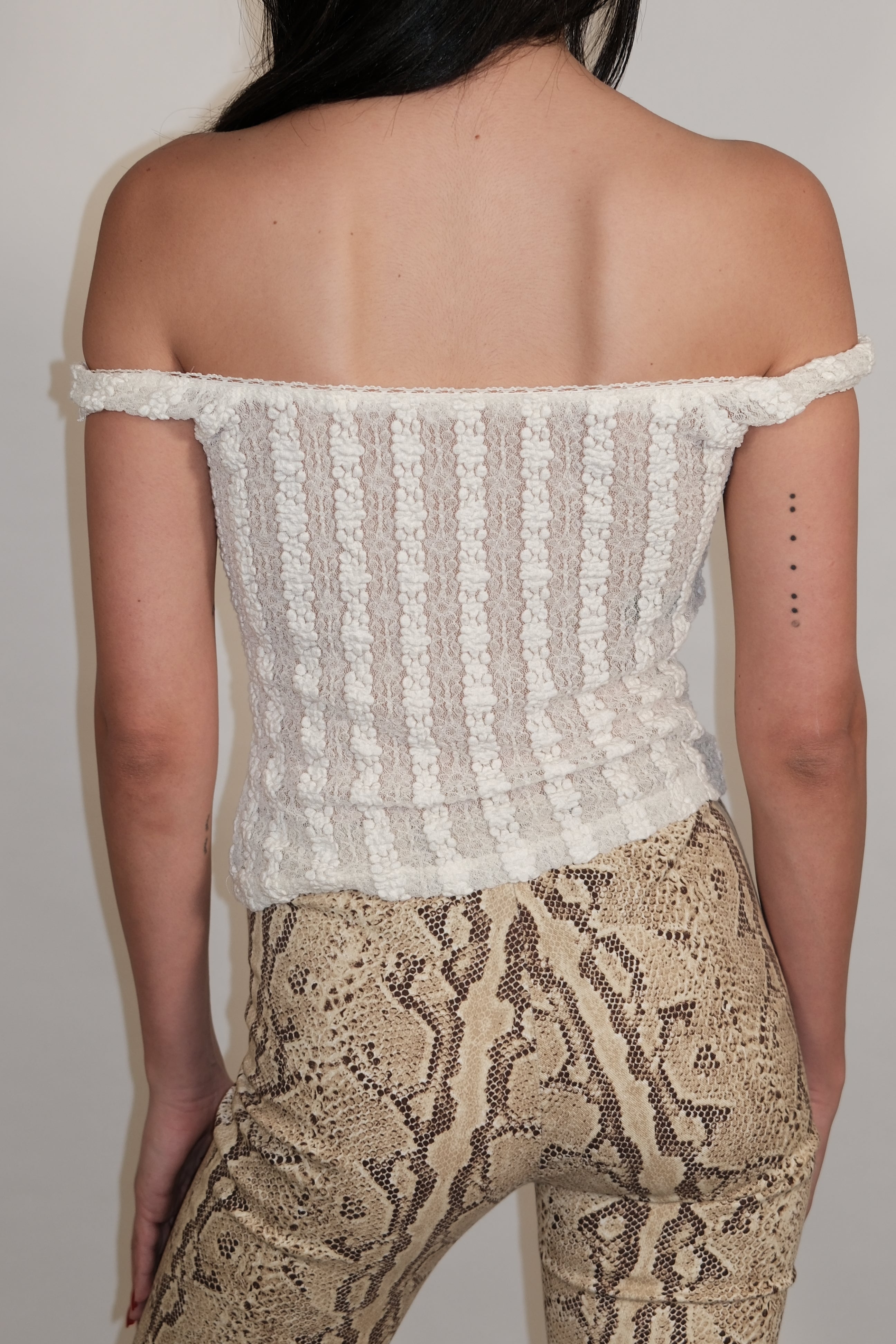 Cute Off-Shoulder Lace Top