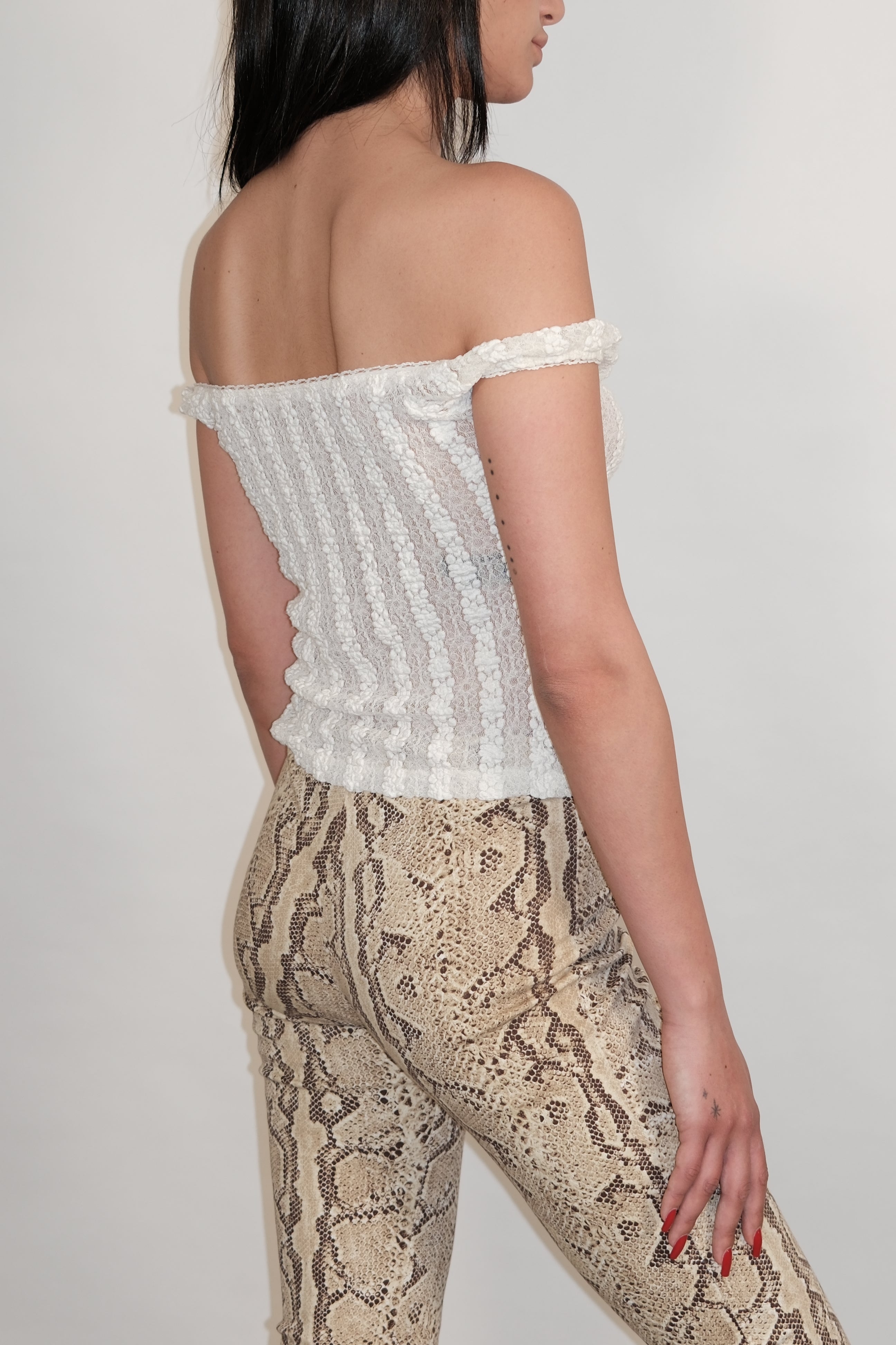 Cute Off-Shoulder Lace Top