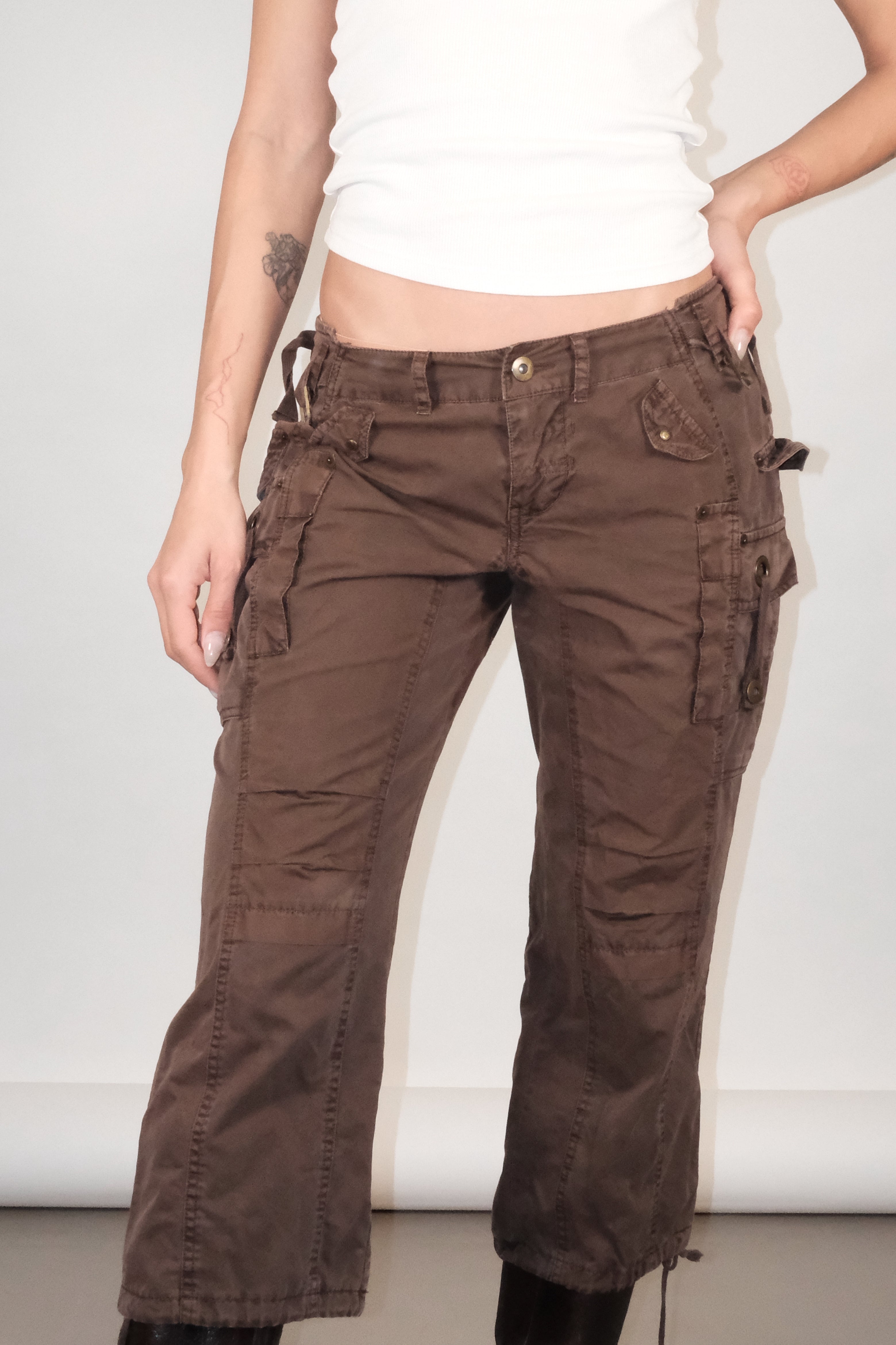 Brown Cargo Pants Size 36