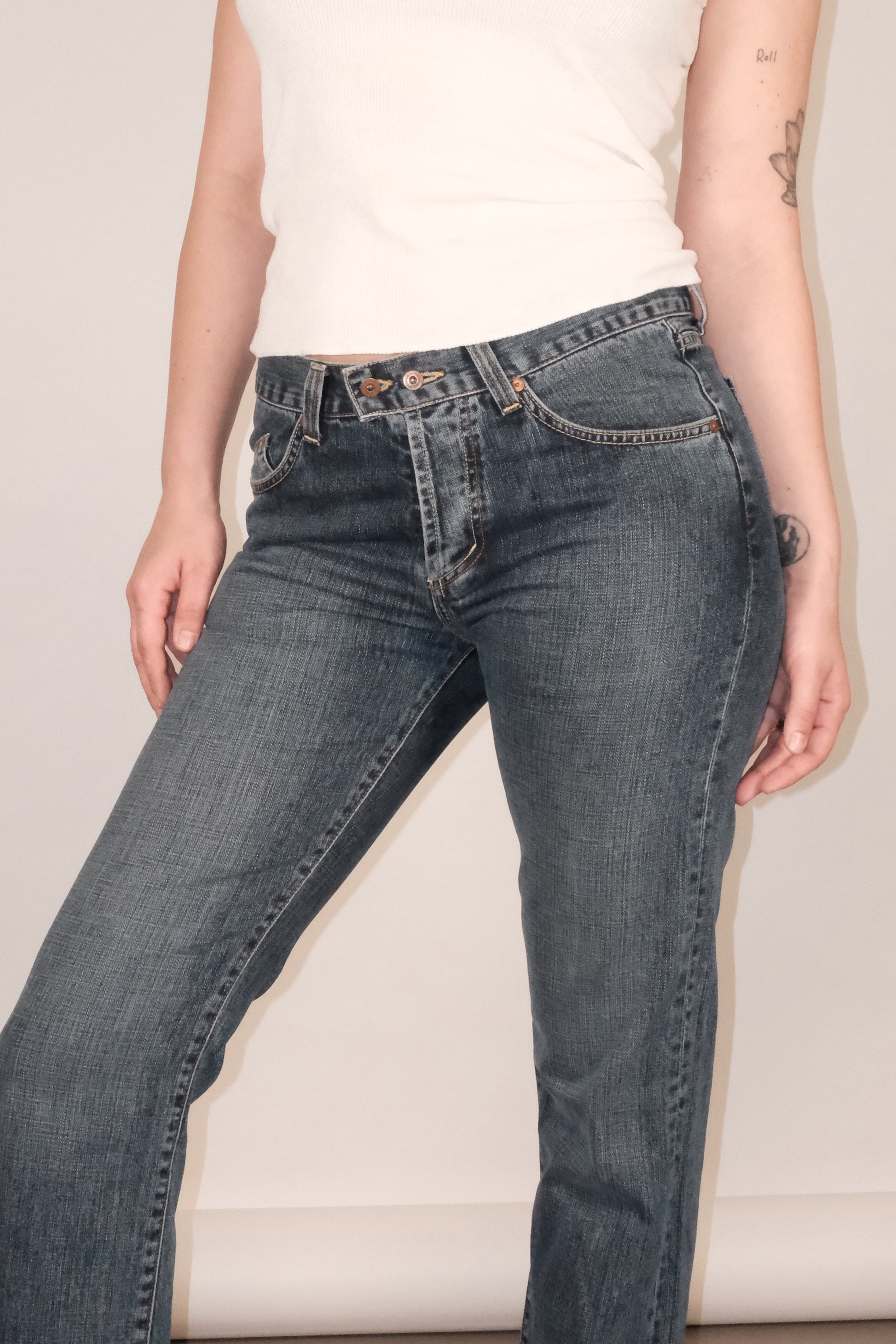 Long Flared Jeans Size 38-40