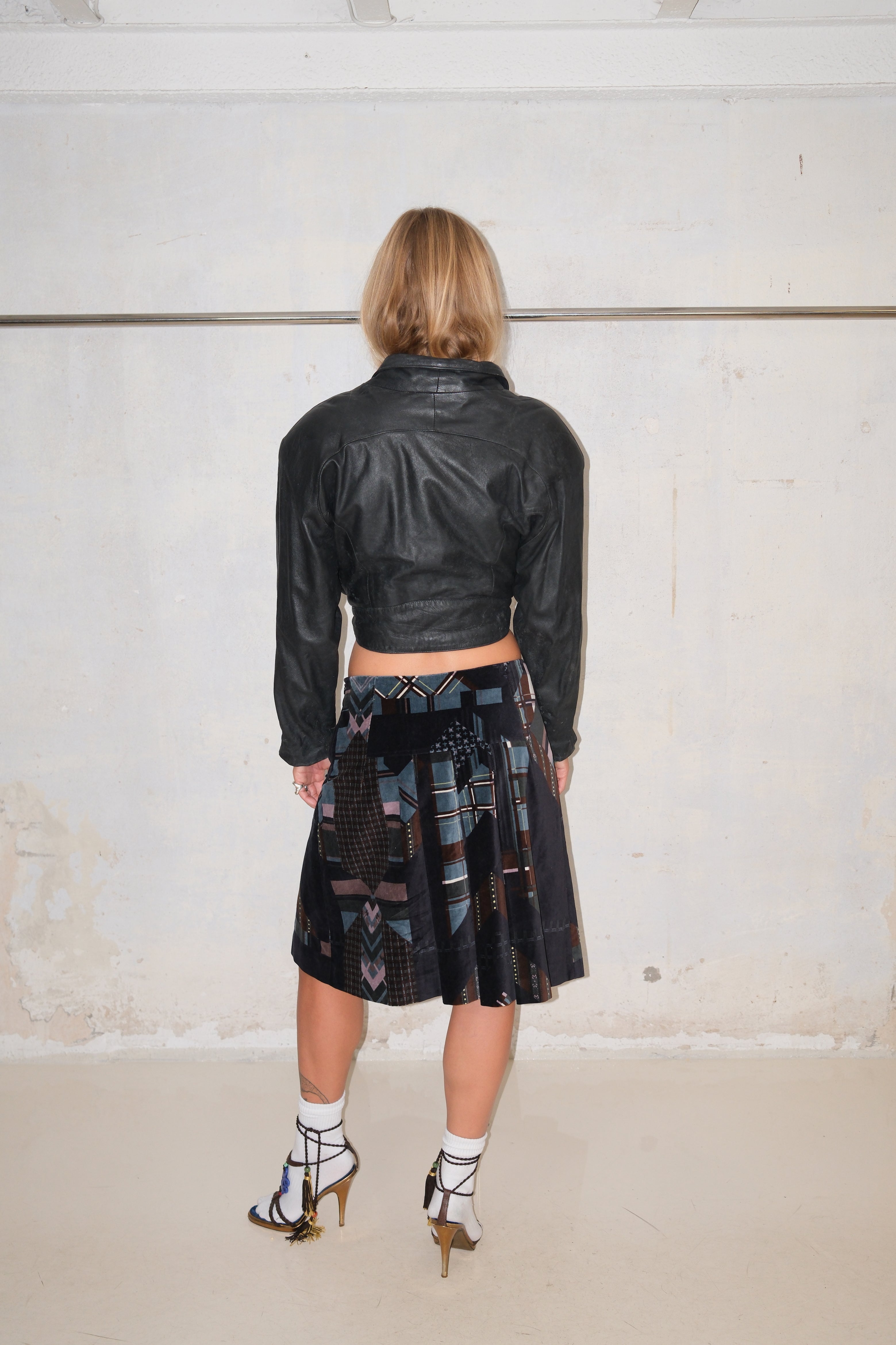 KENZO PLEATED MIDI SKIRT