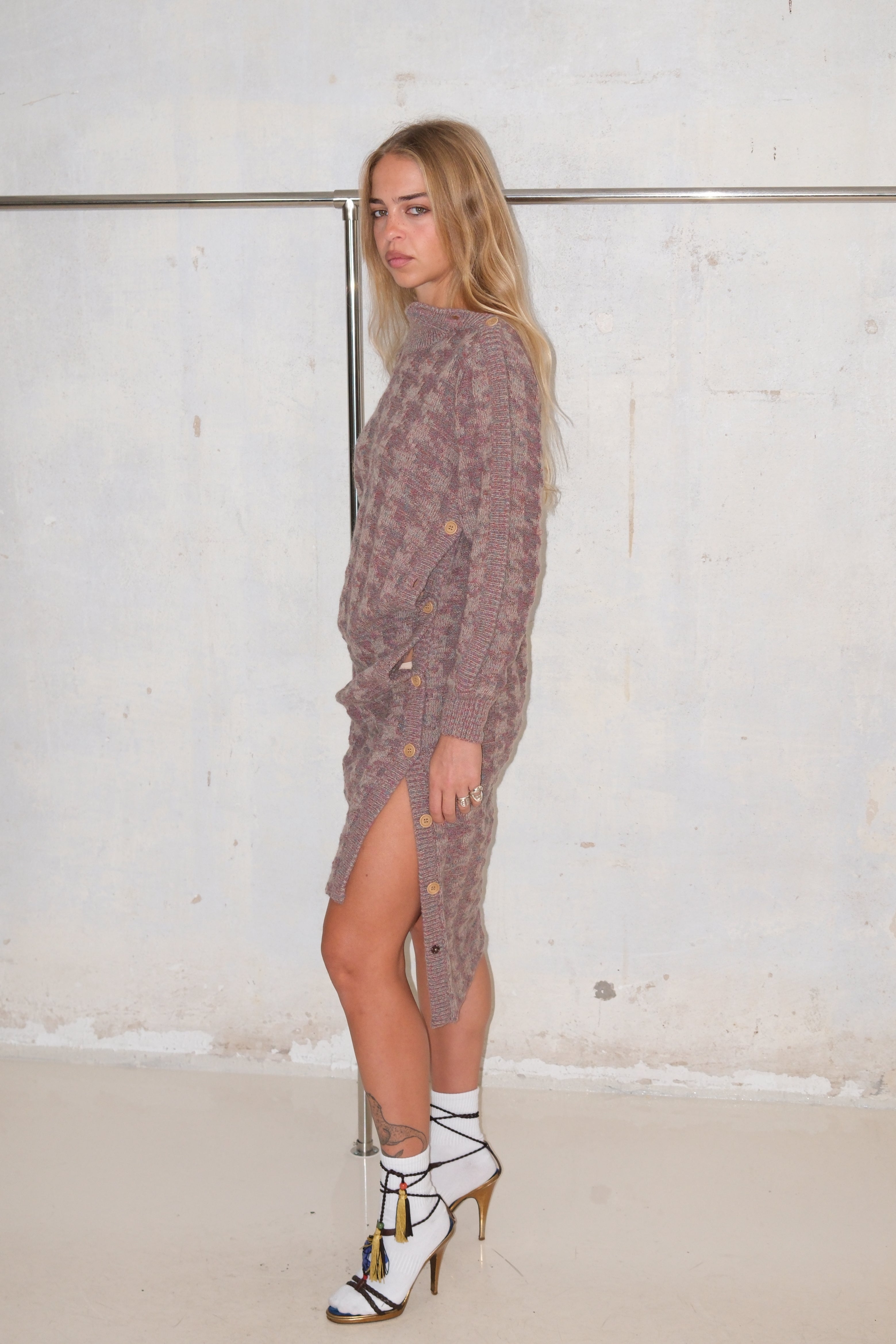 MISSONI COLORFUL KNIT WINTER DRESS