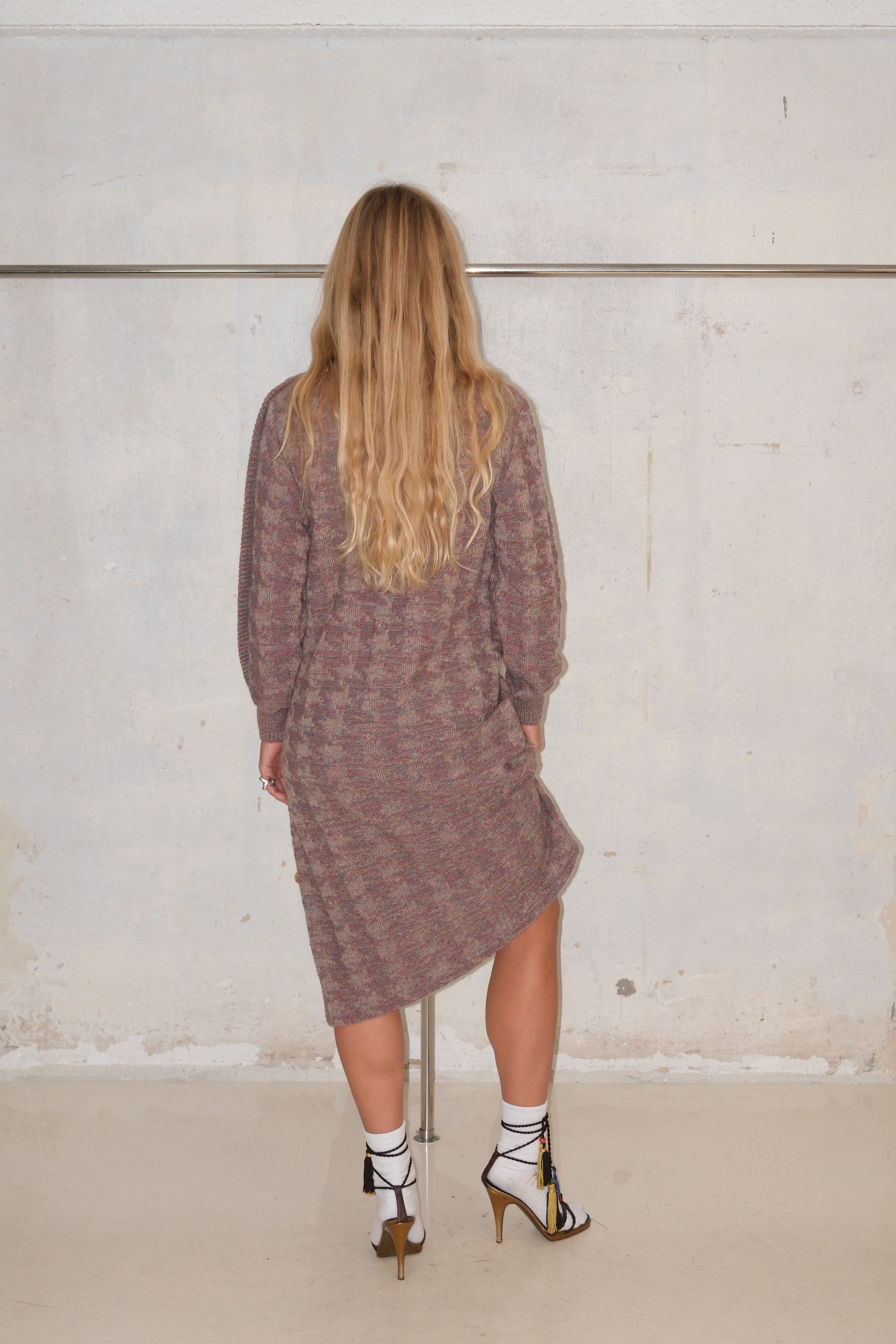 MISSONI COLORFUL KNIT WINTER DRESS