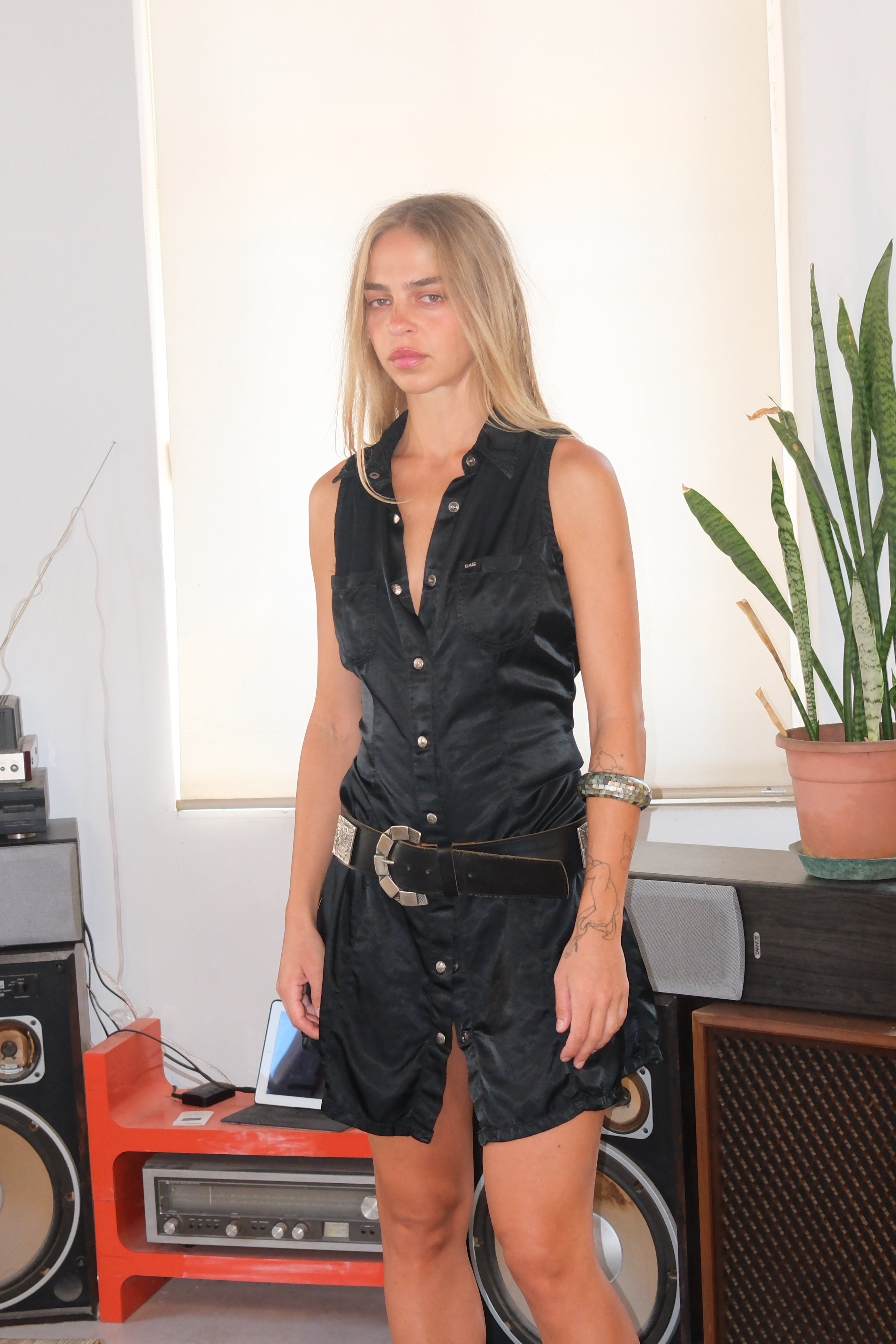Gas Button Down Dress
