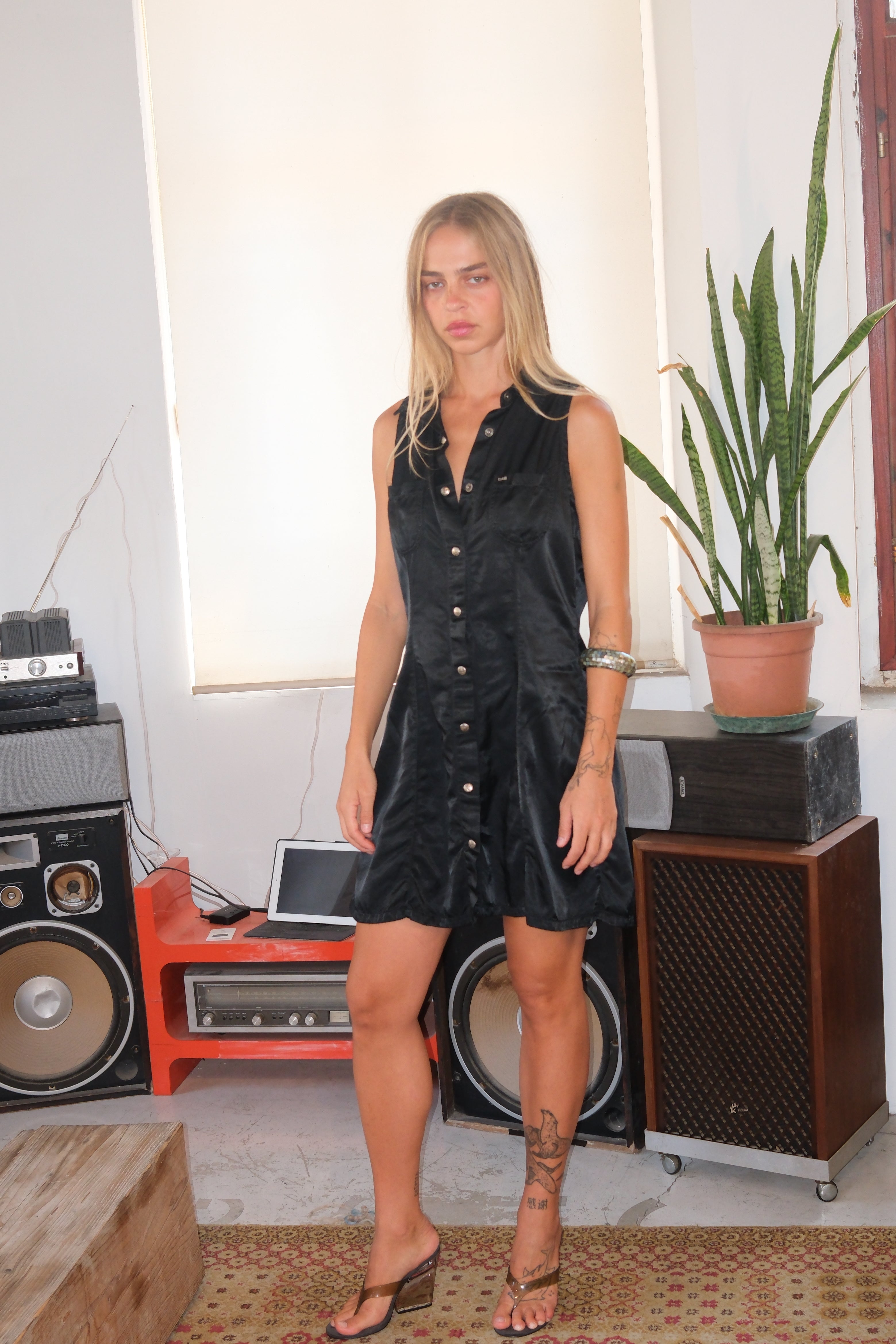 Gas Button Down Dress