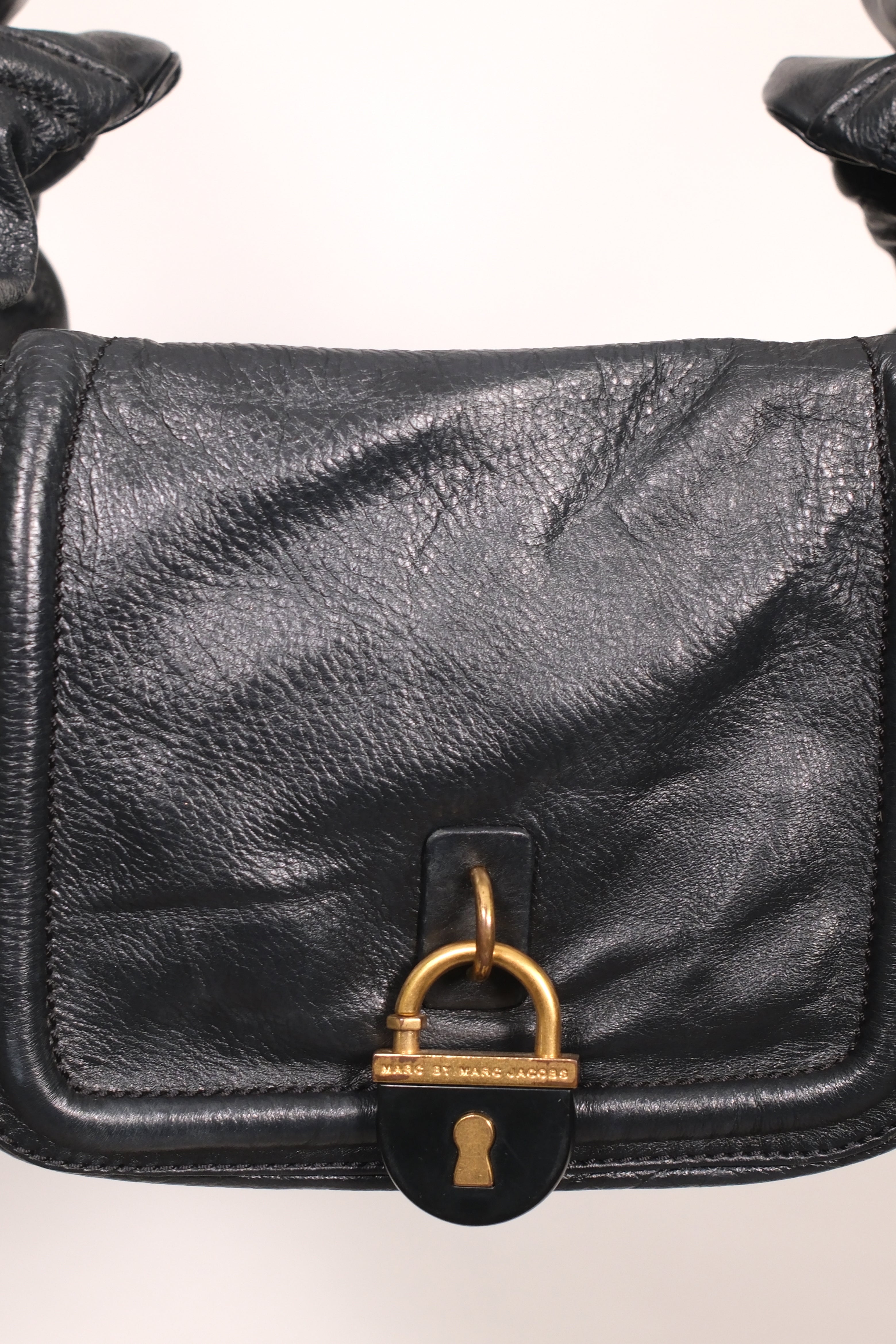 Marc Jacobs Black Leather Shoulder Bag