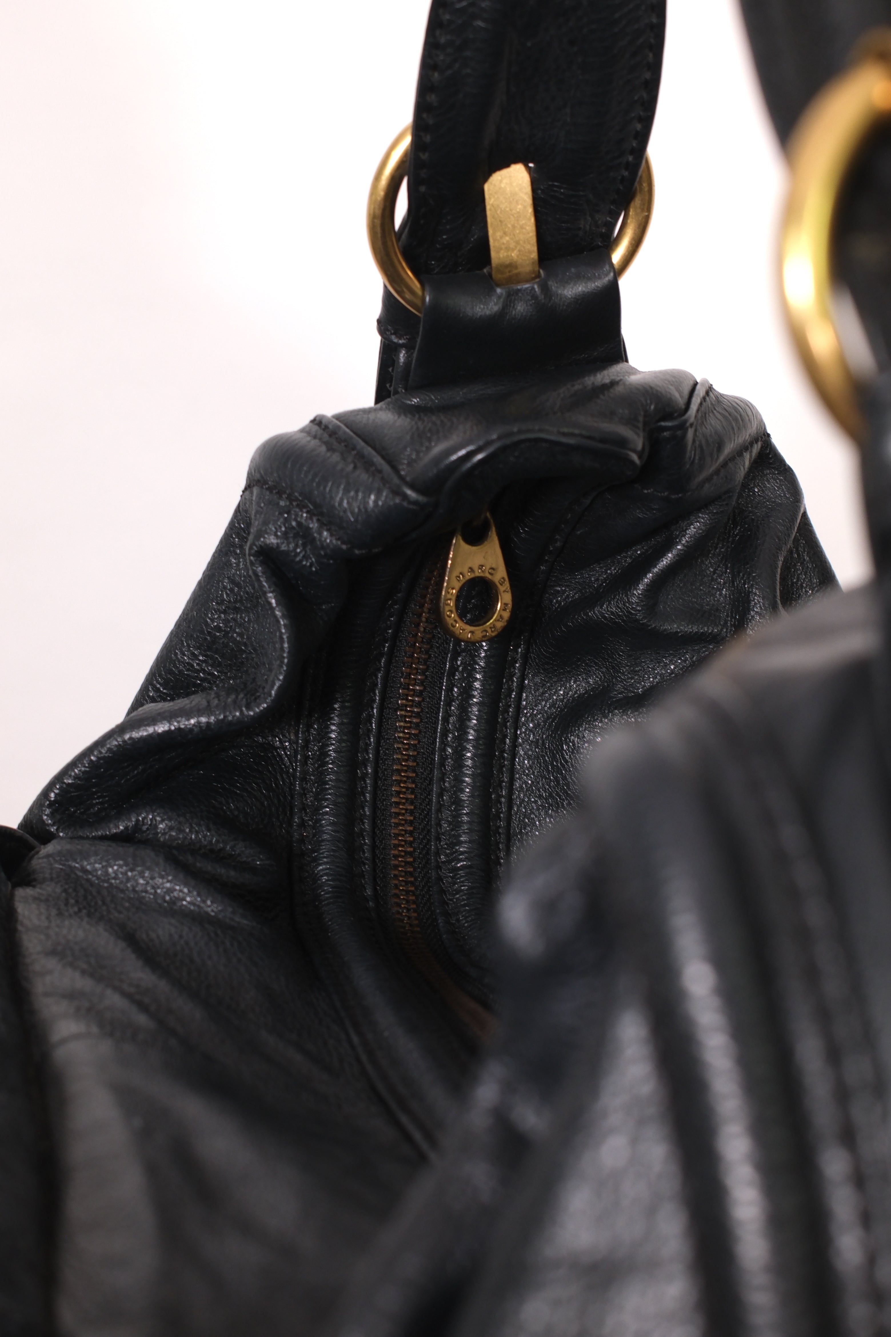 Marc Jacobs Black Leather Shoulder Bag