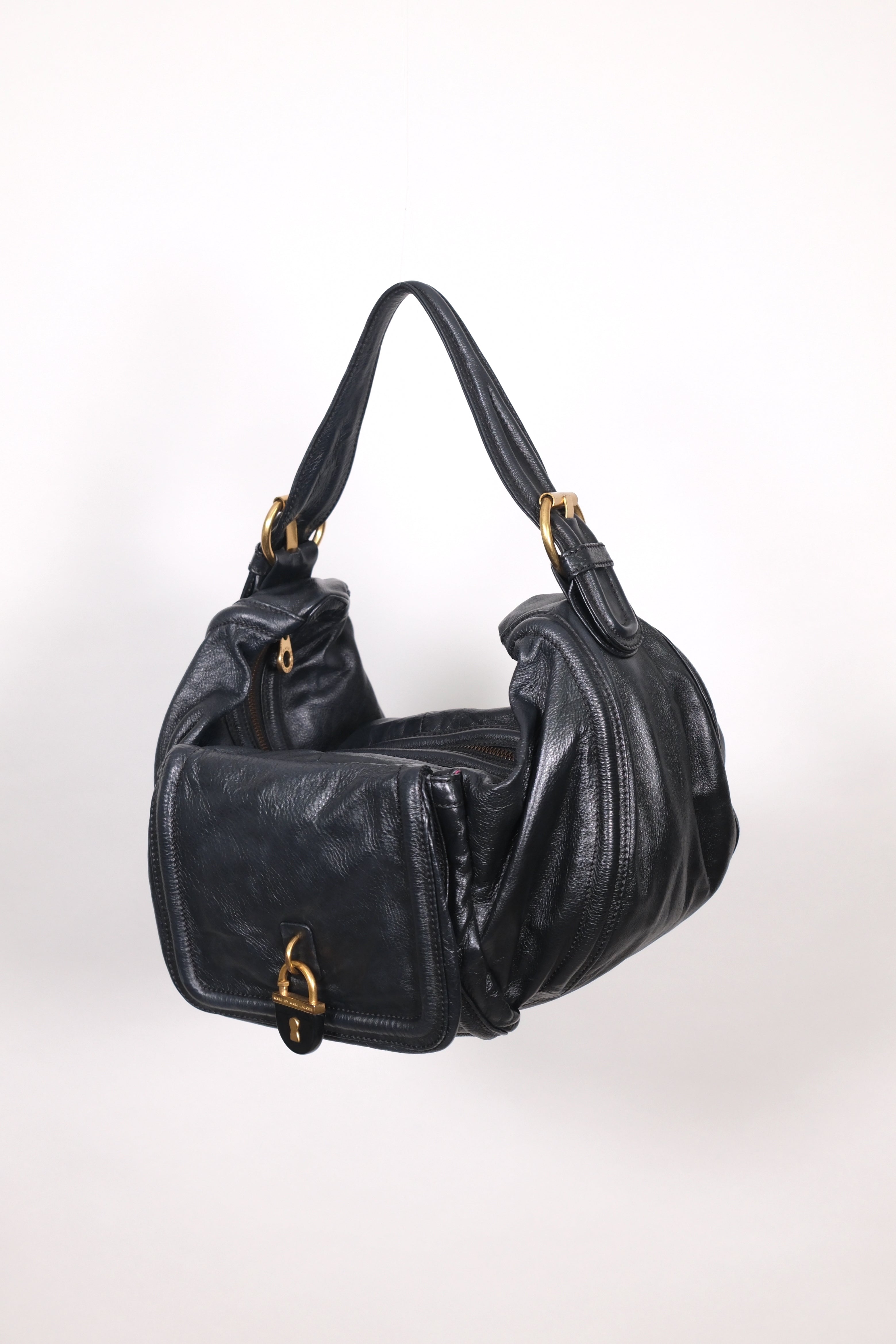 Marc Jacobs Black Leather Shoulder Bag