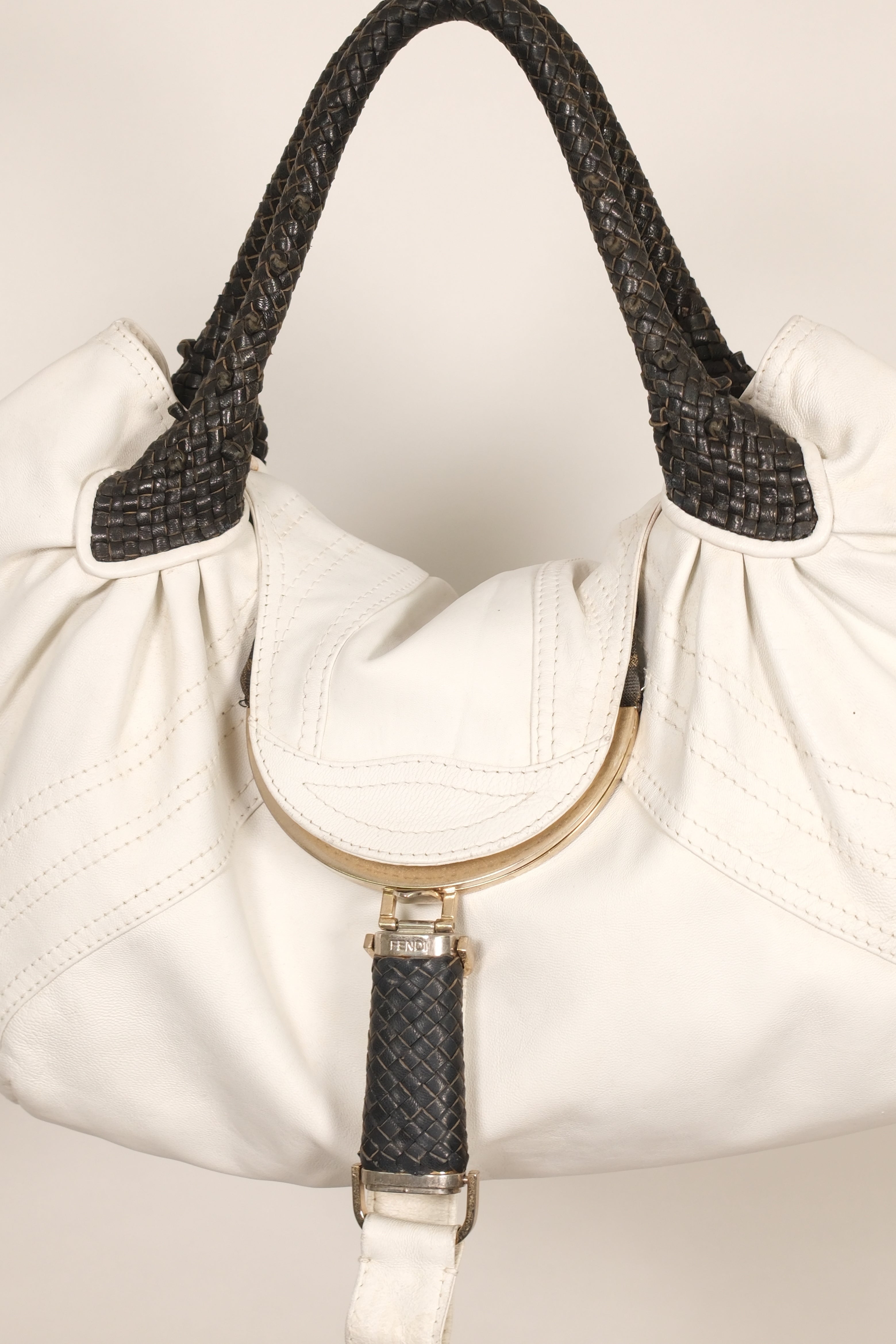 Fendi White Chunky Bag