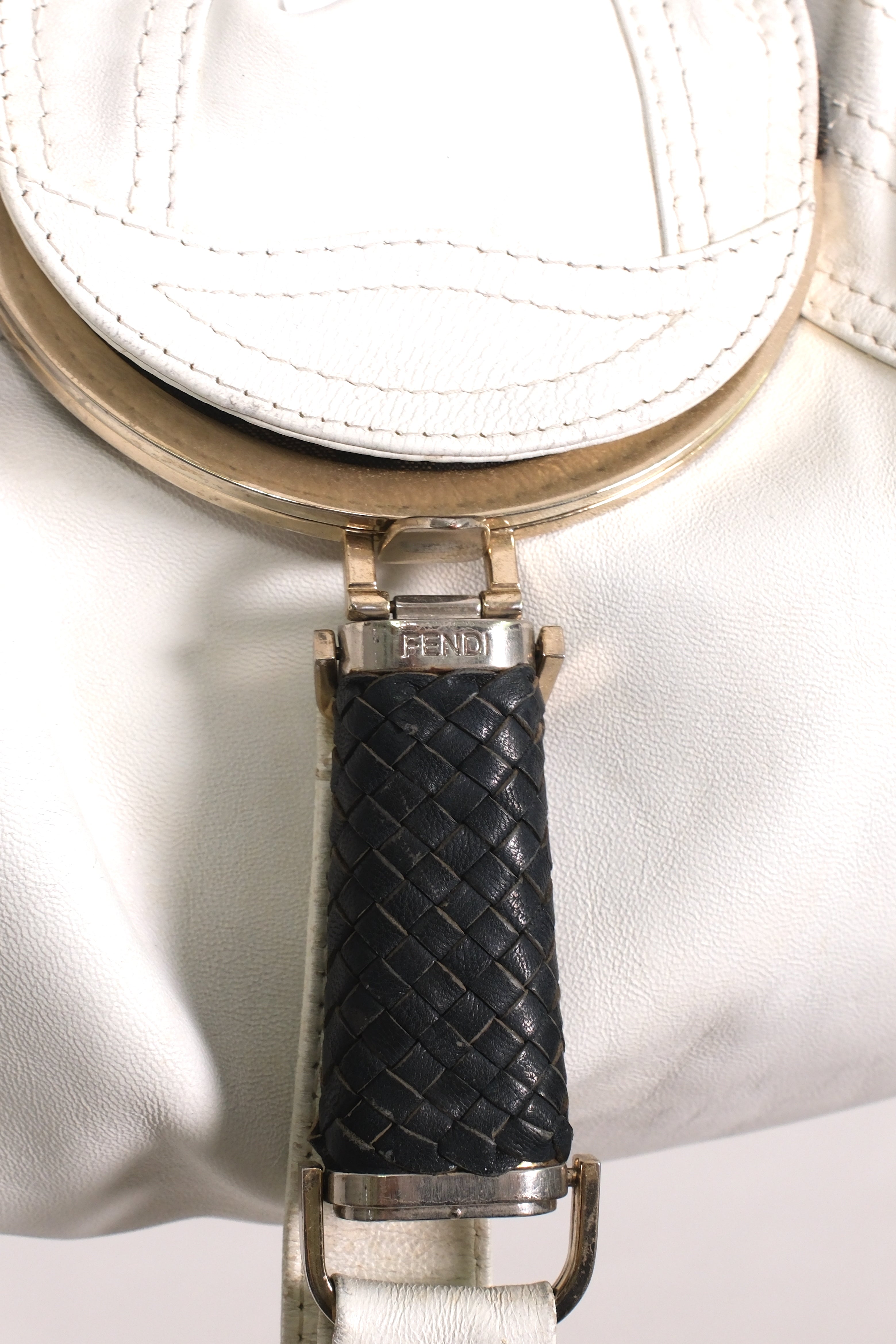 Fendi White Chunky Bag