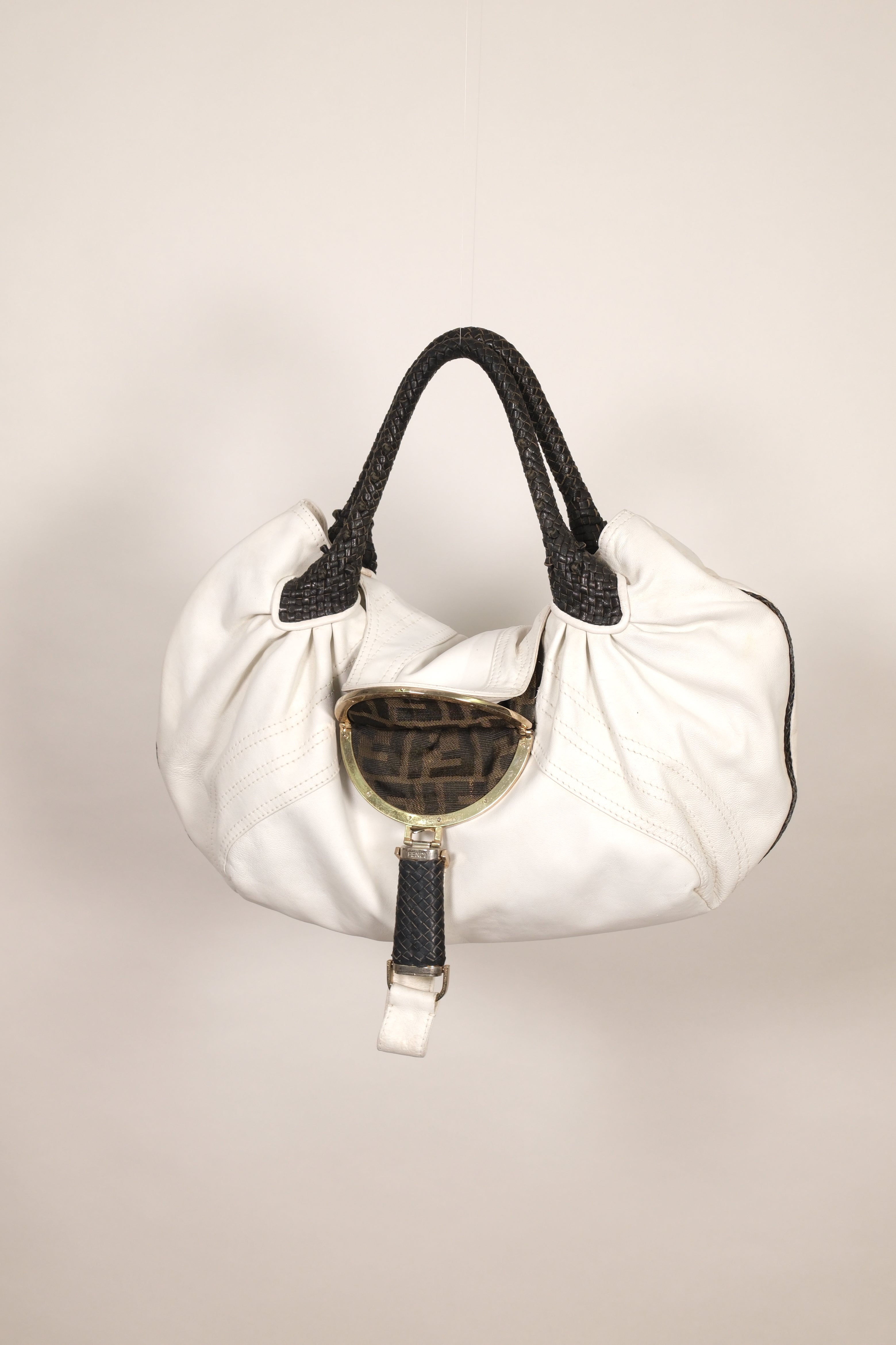 Fendi White Chunky Bag