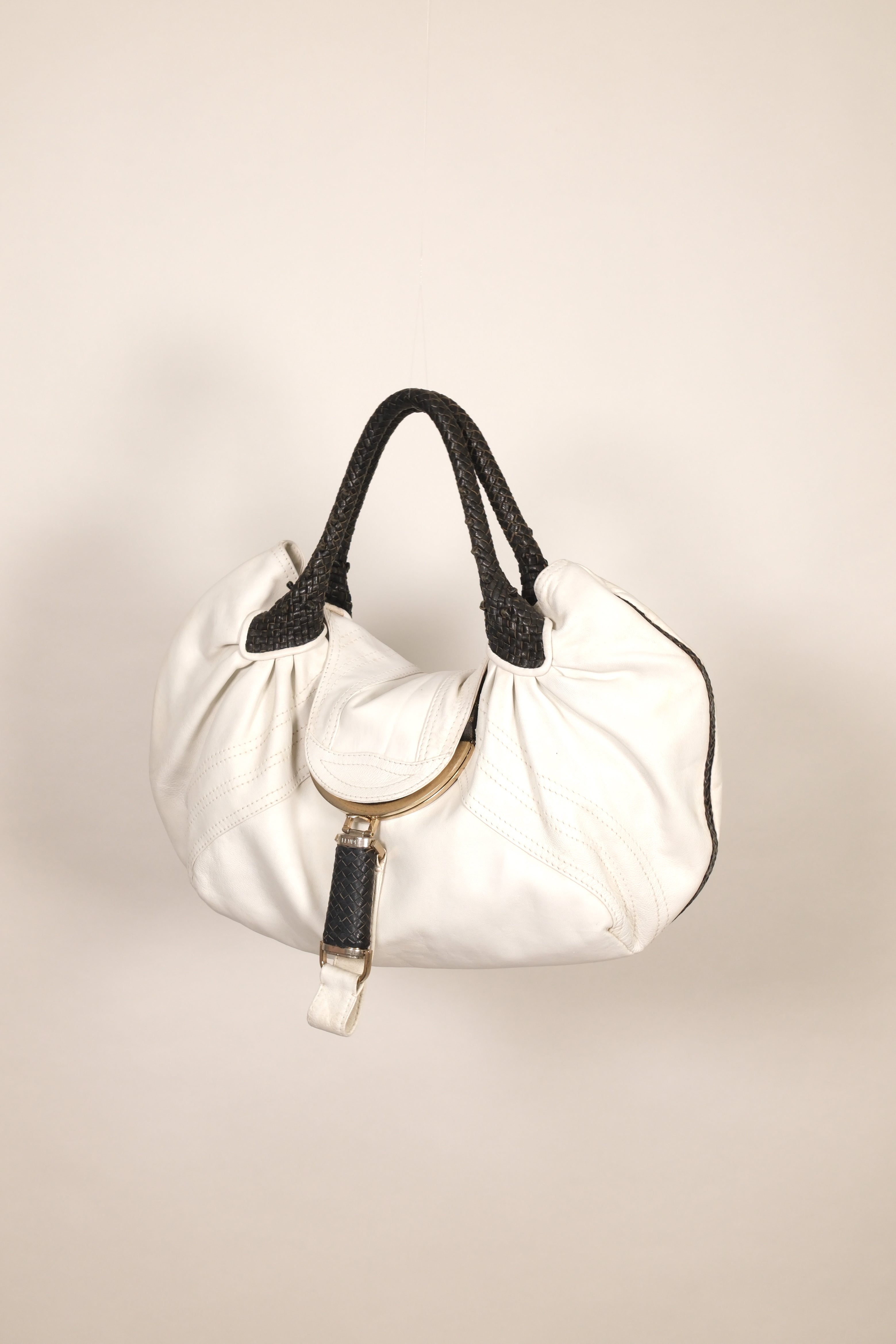 Fendi White Chunky Bag