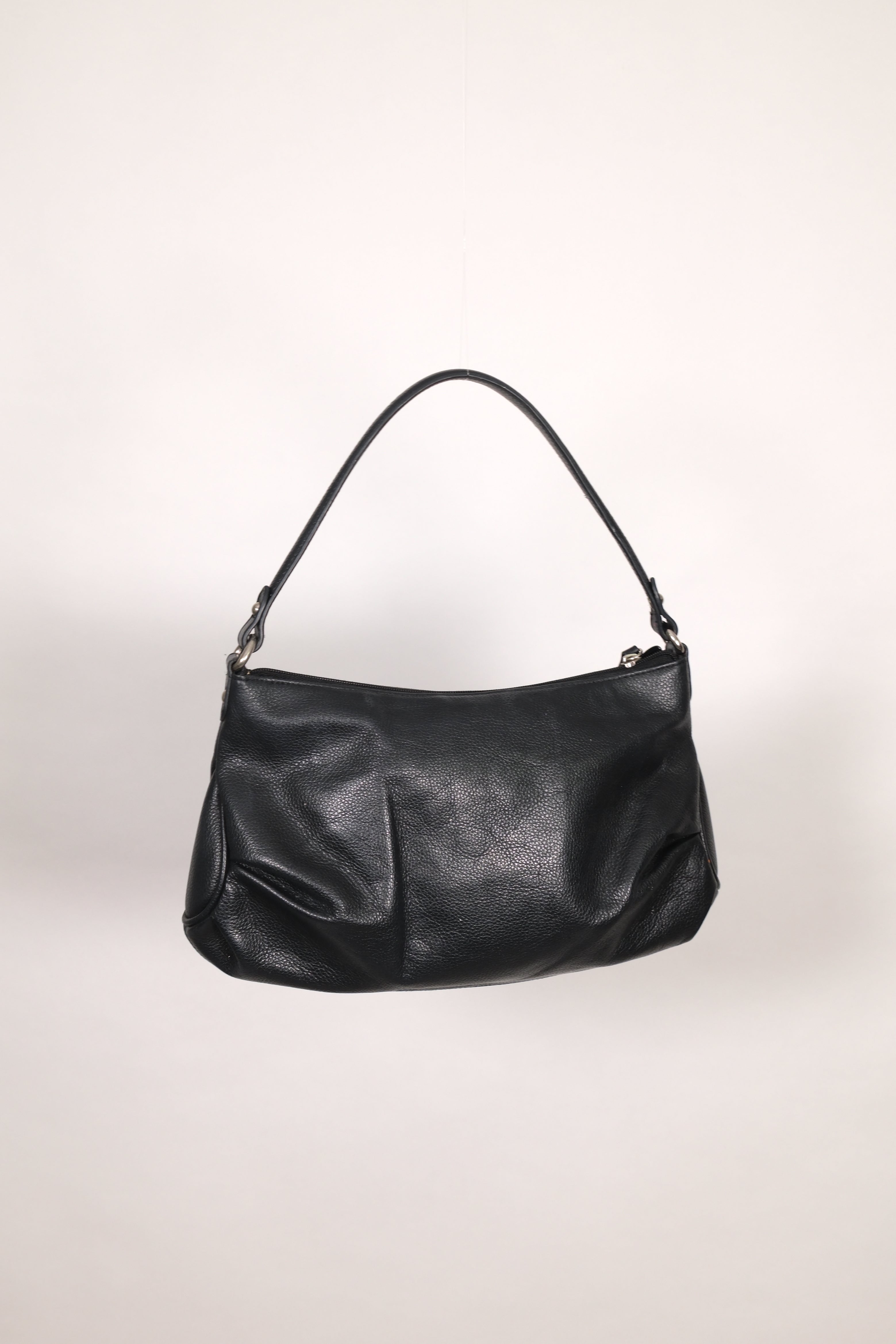 Pierre Cardin Black Leather Shoulder Bag