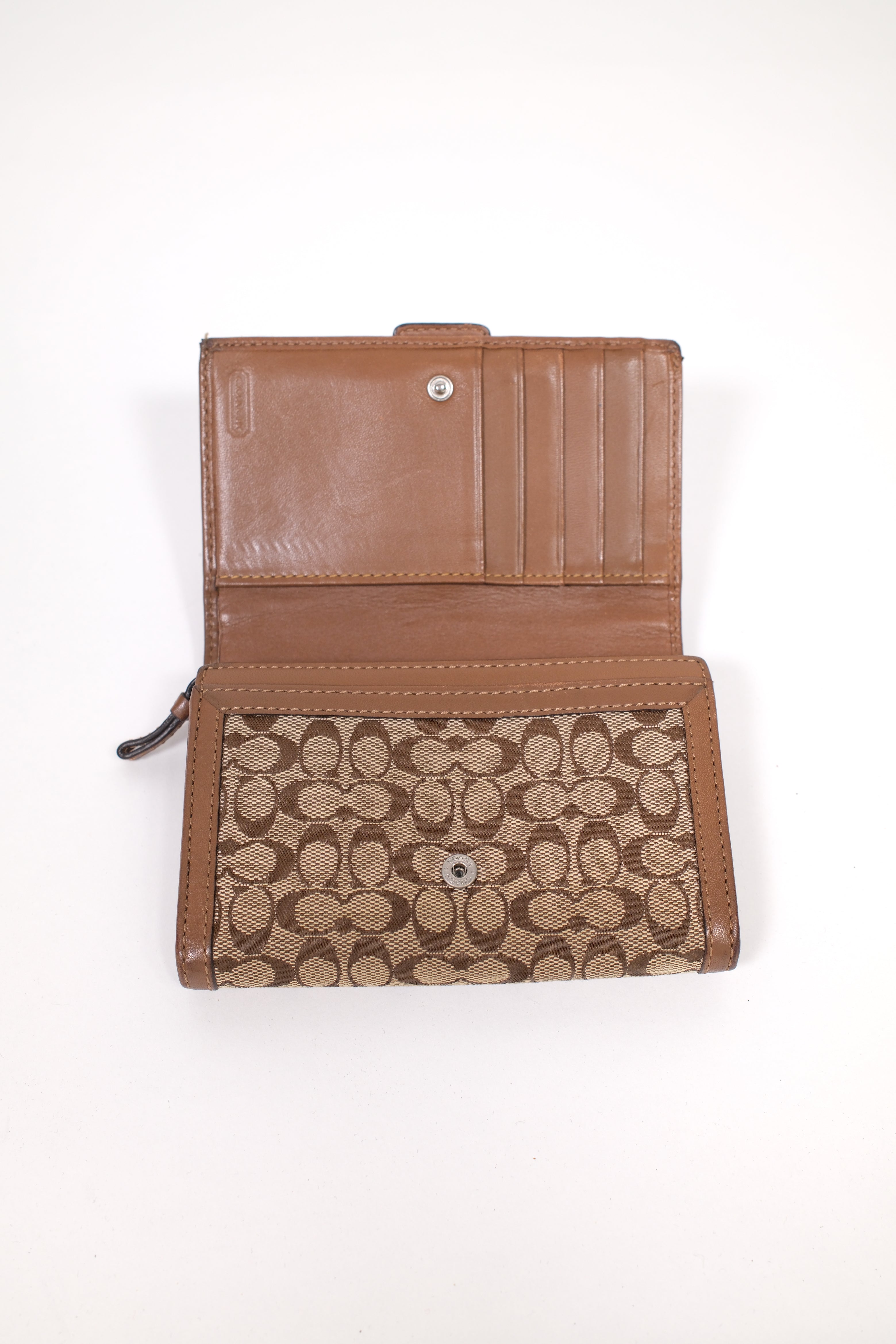 Coach Mini Wallet In Brown