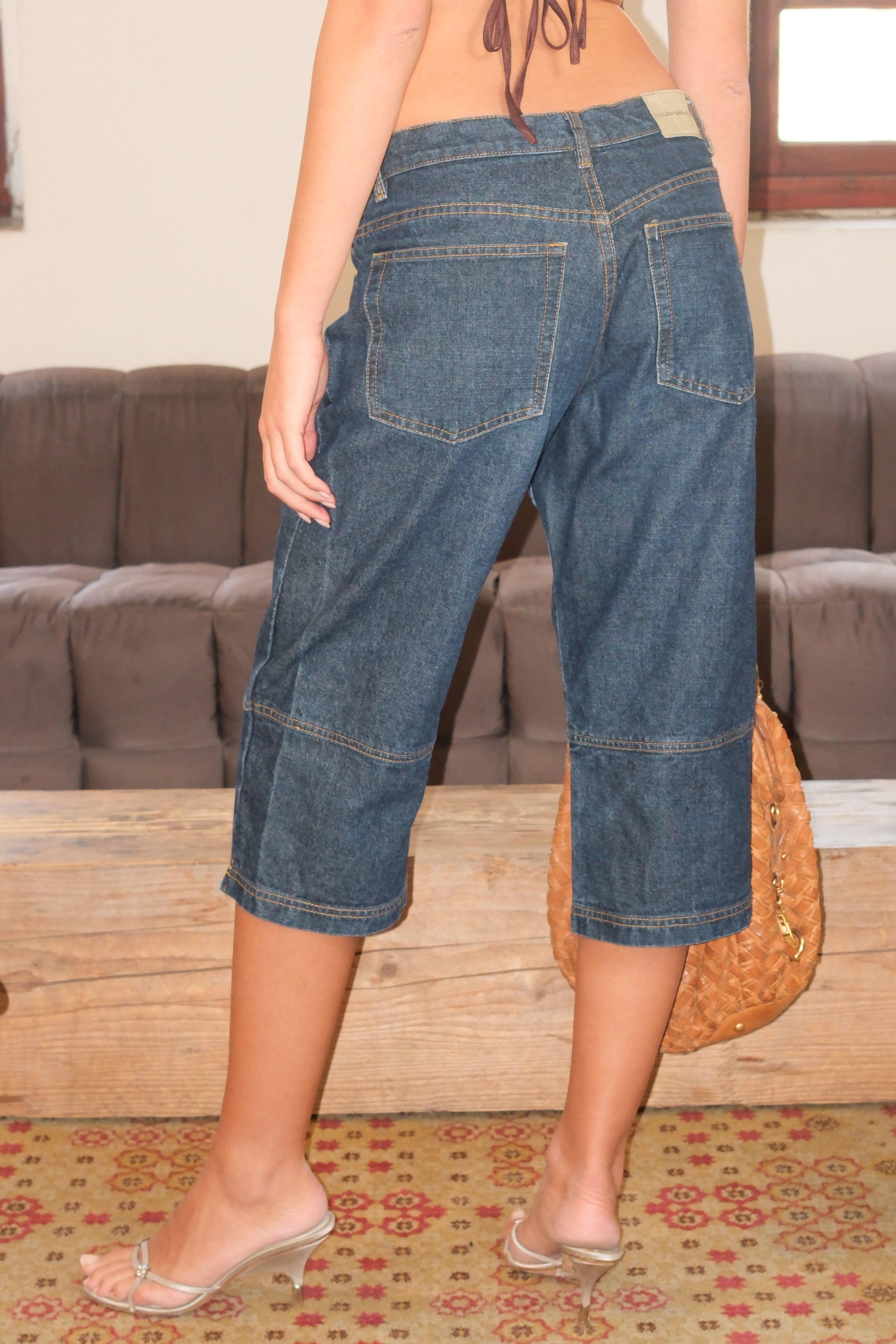Low Dark Wash Baggy Jeans Size 36/37