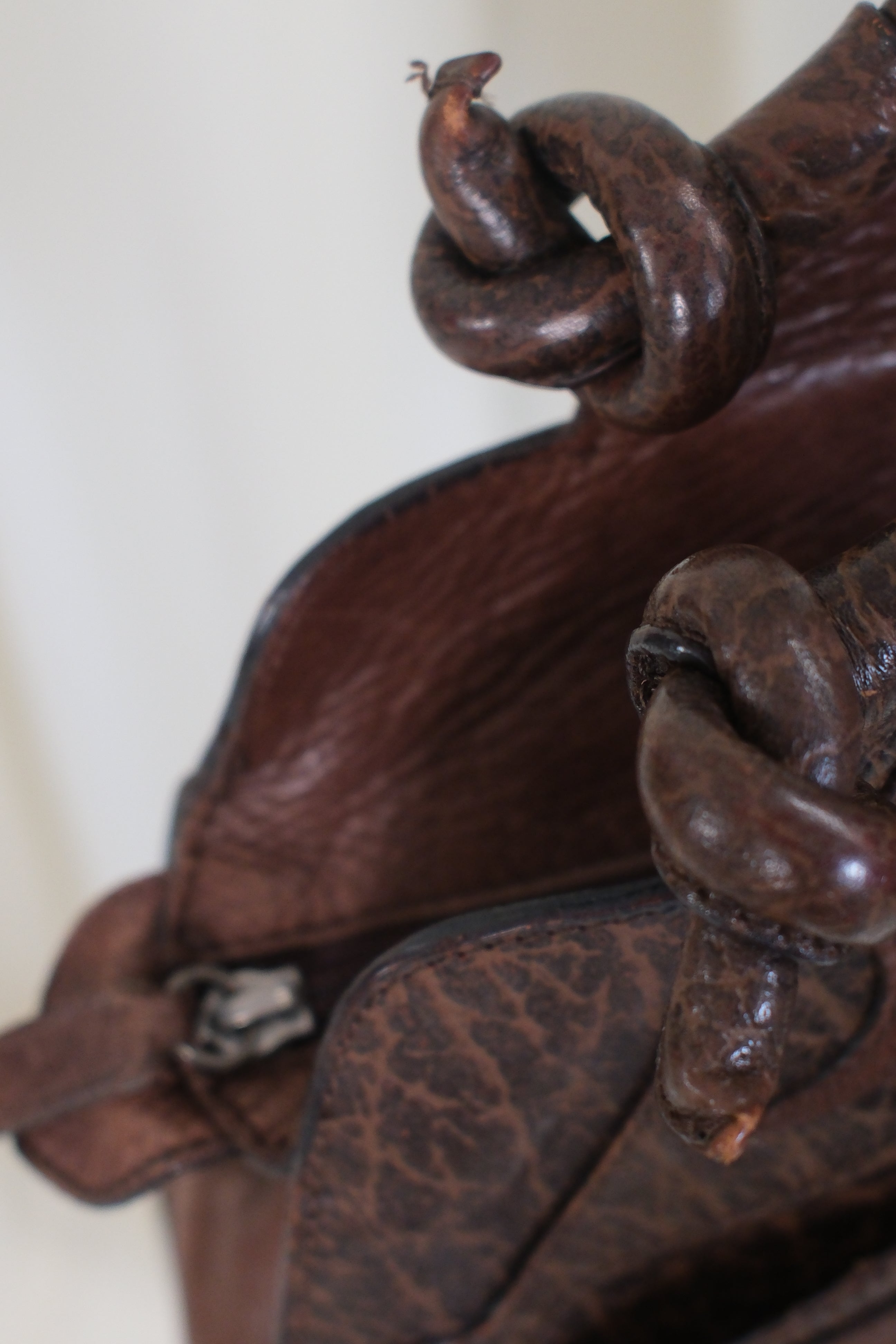 SportMax Western-Style Bag in Brown with Decorative Details