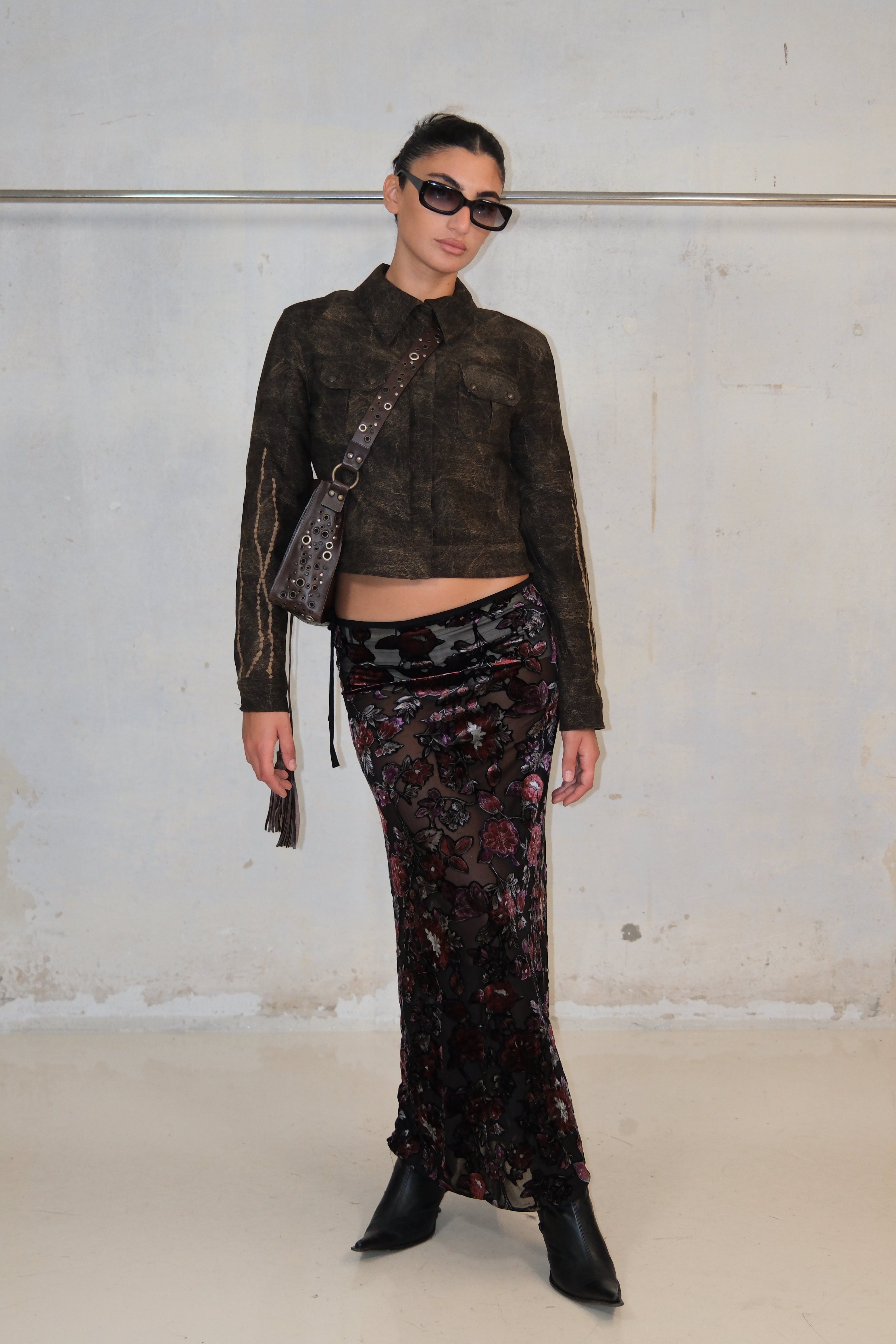 WASHED DARK GREEN JACKET