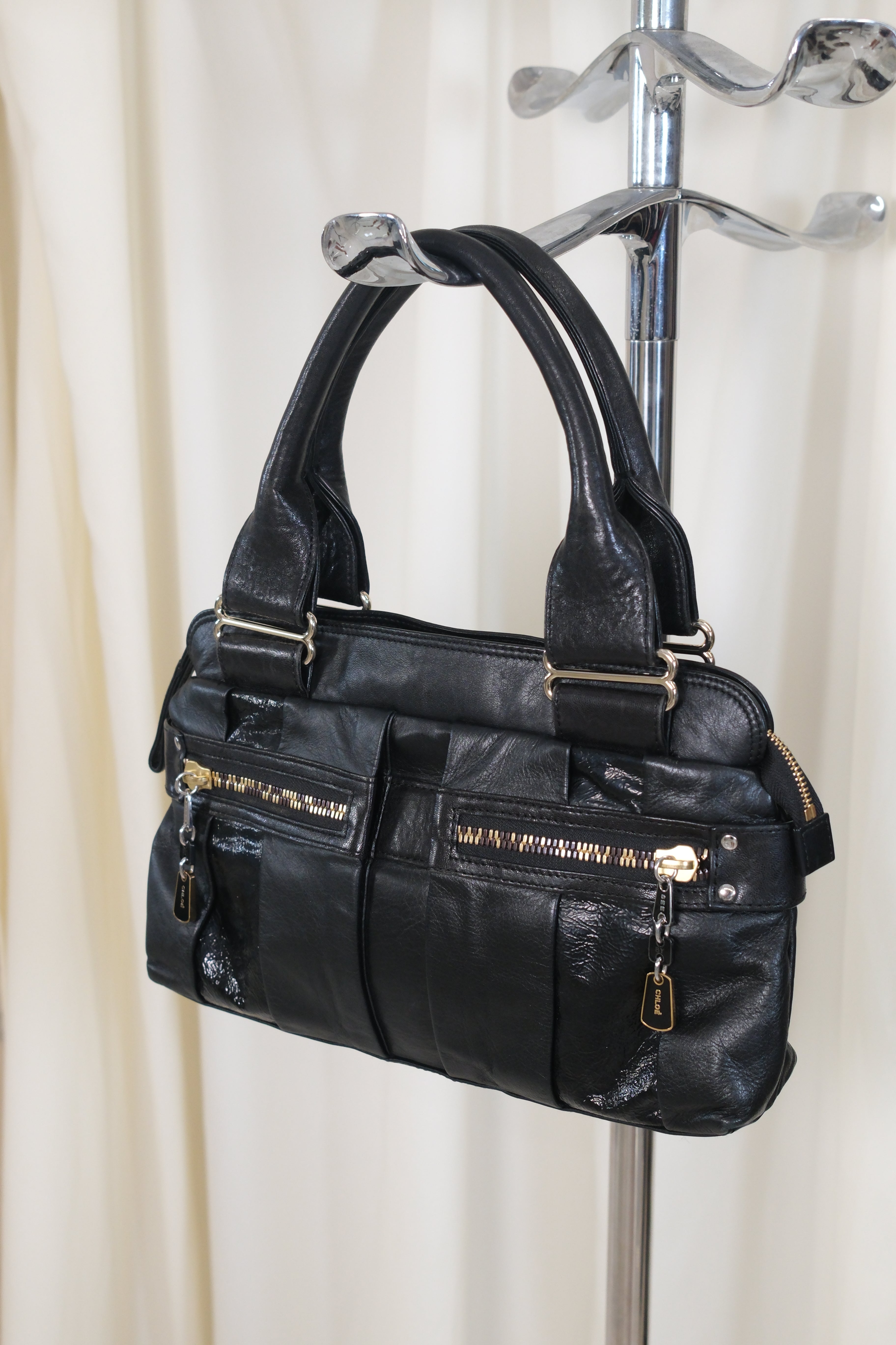 See By Chloe Black Bag with Gold Details