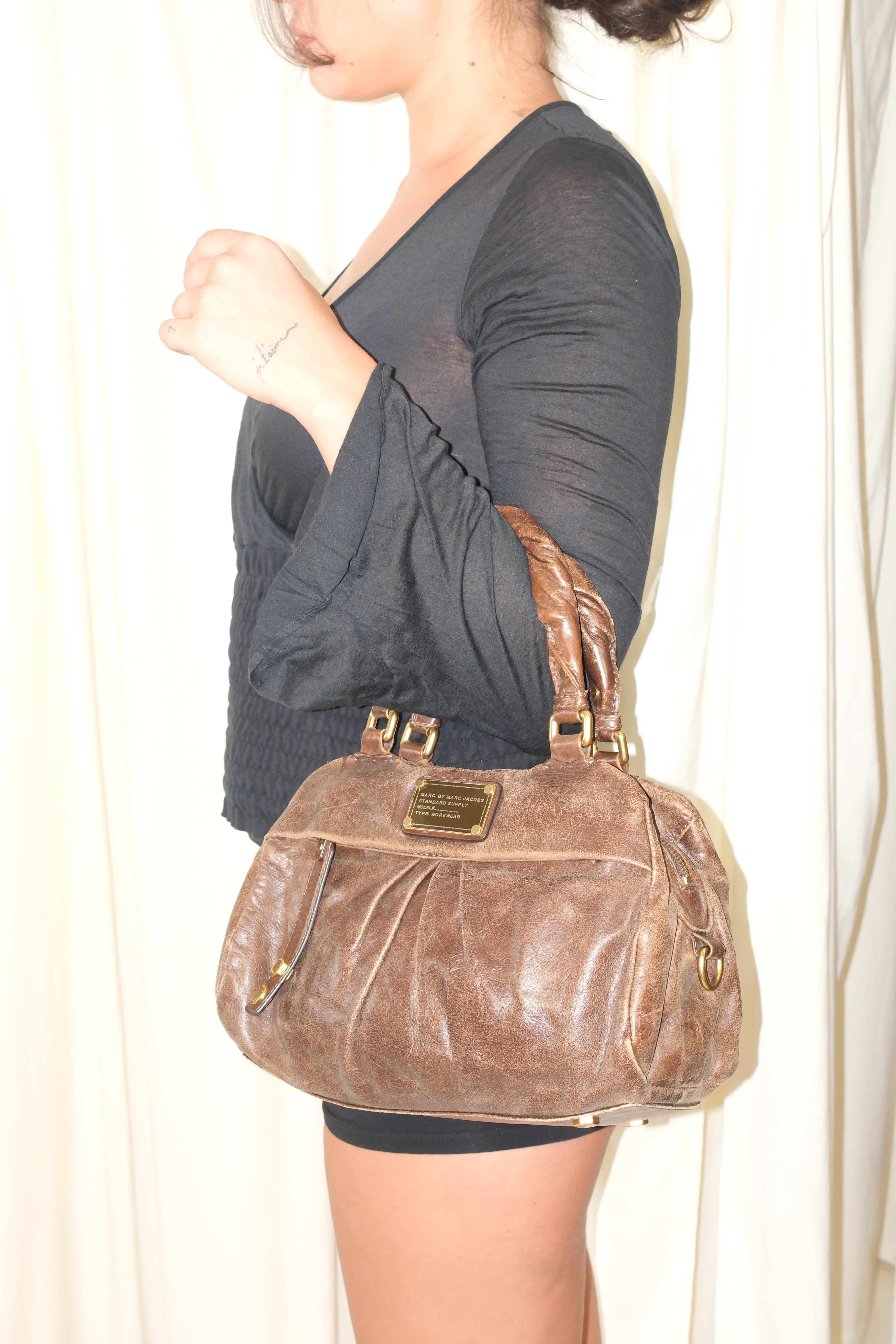 Marc Jacobs Brown Leather Bag