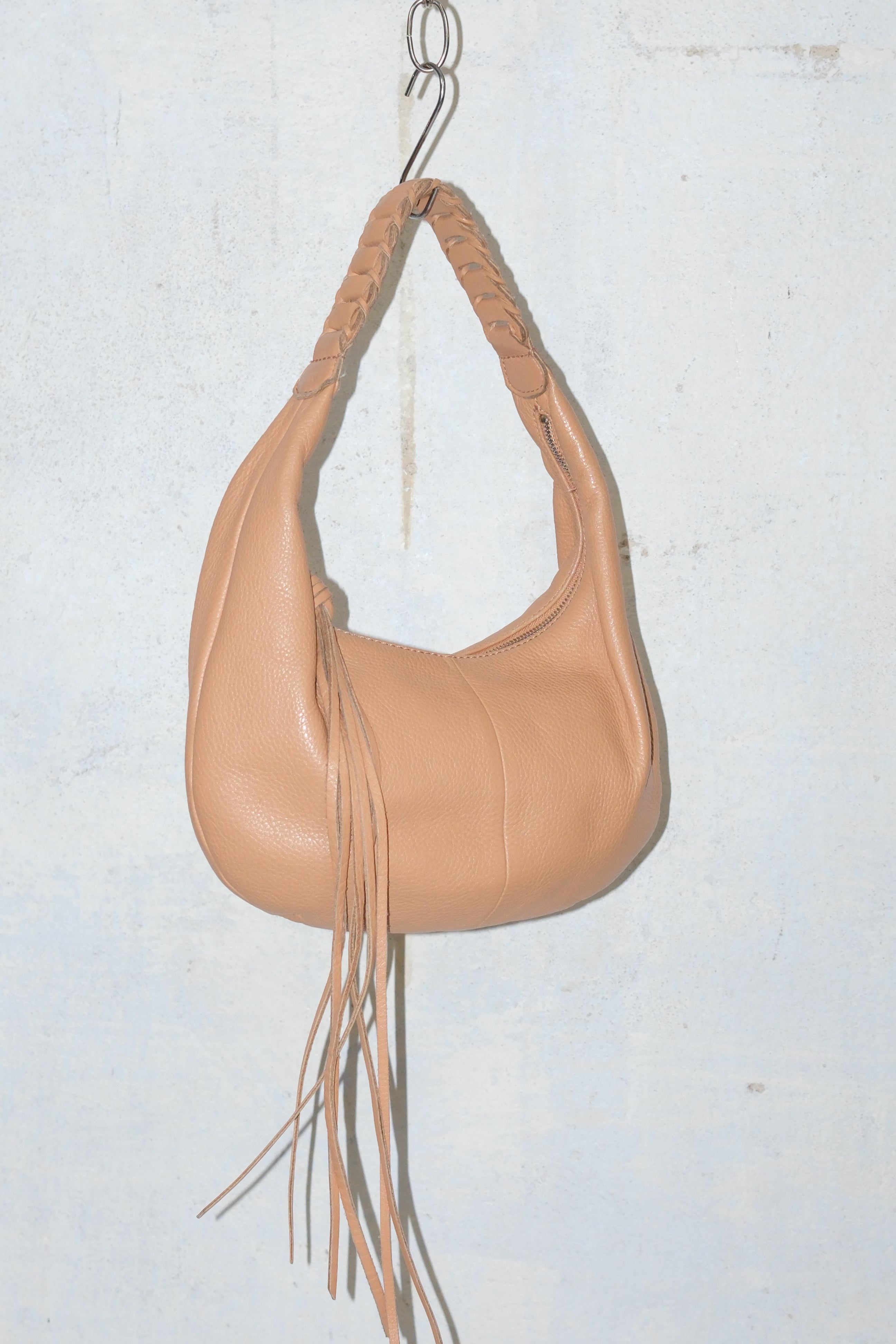 BANANA REPUBLIC CARAMEL MOON SHAPED BAG