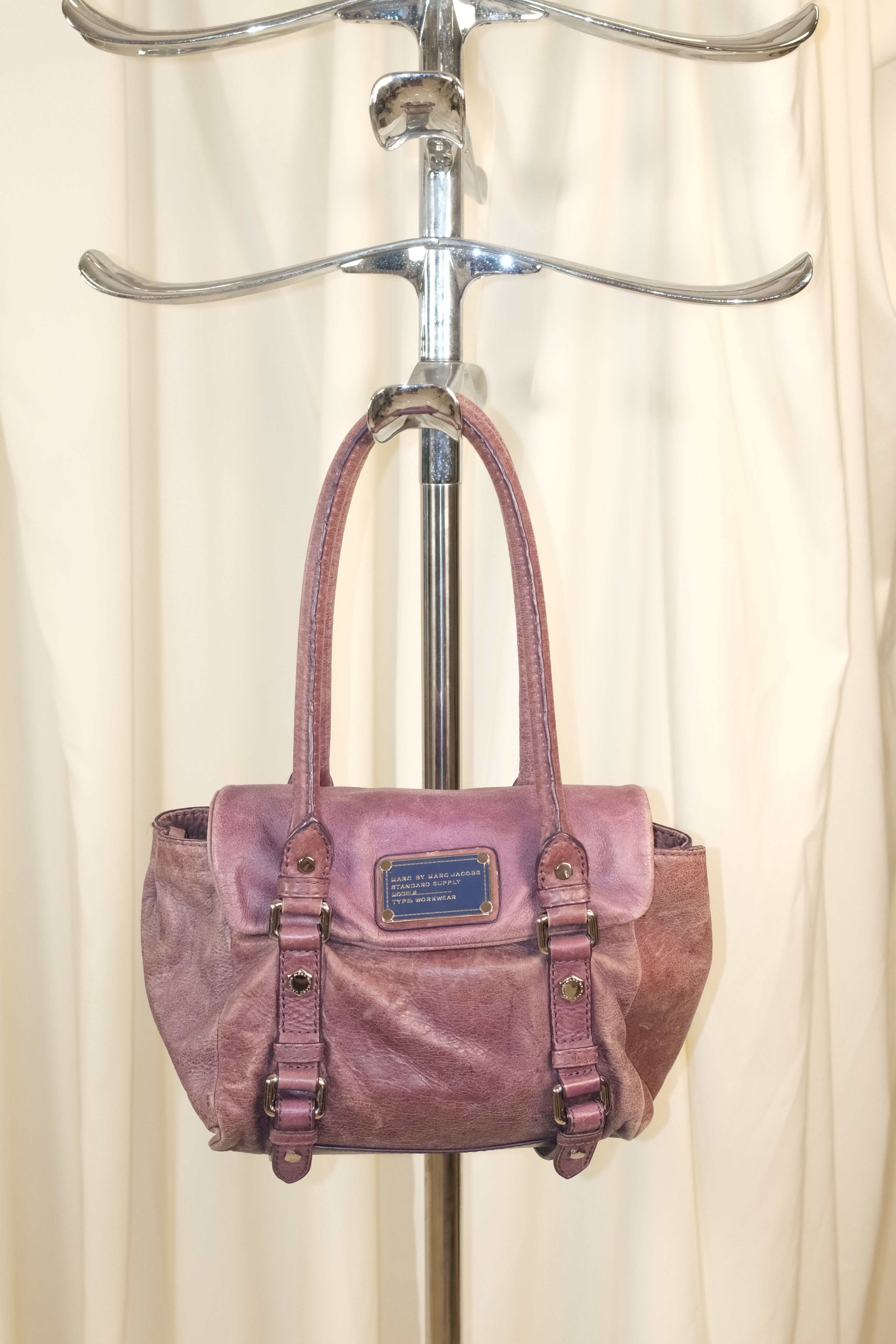 Marc Jacobs Small Purple Leather Bag