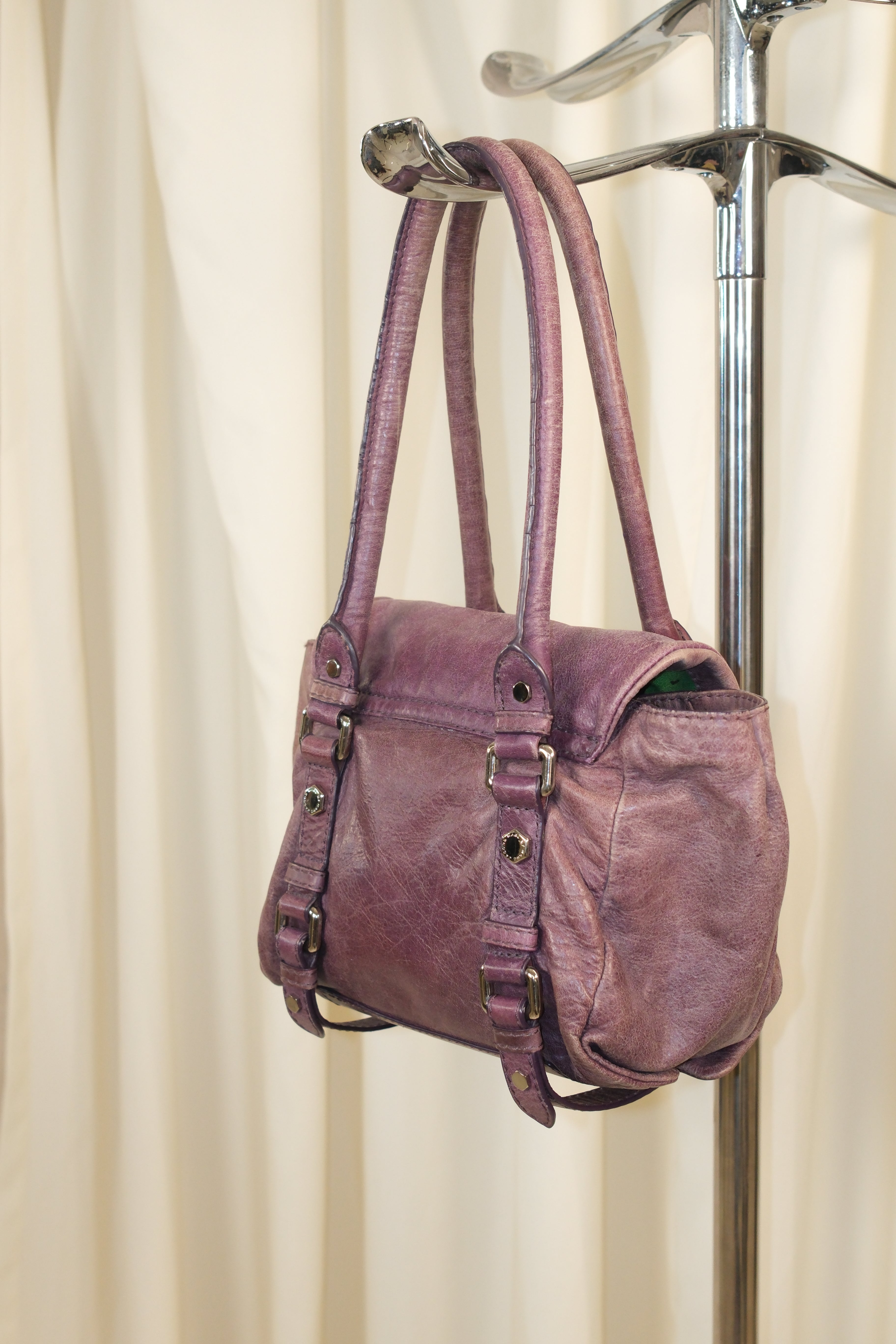 Marc Jacobs Small Purple Leather Bag