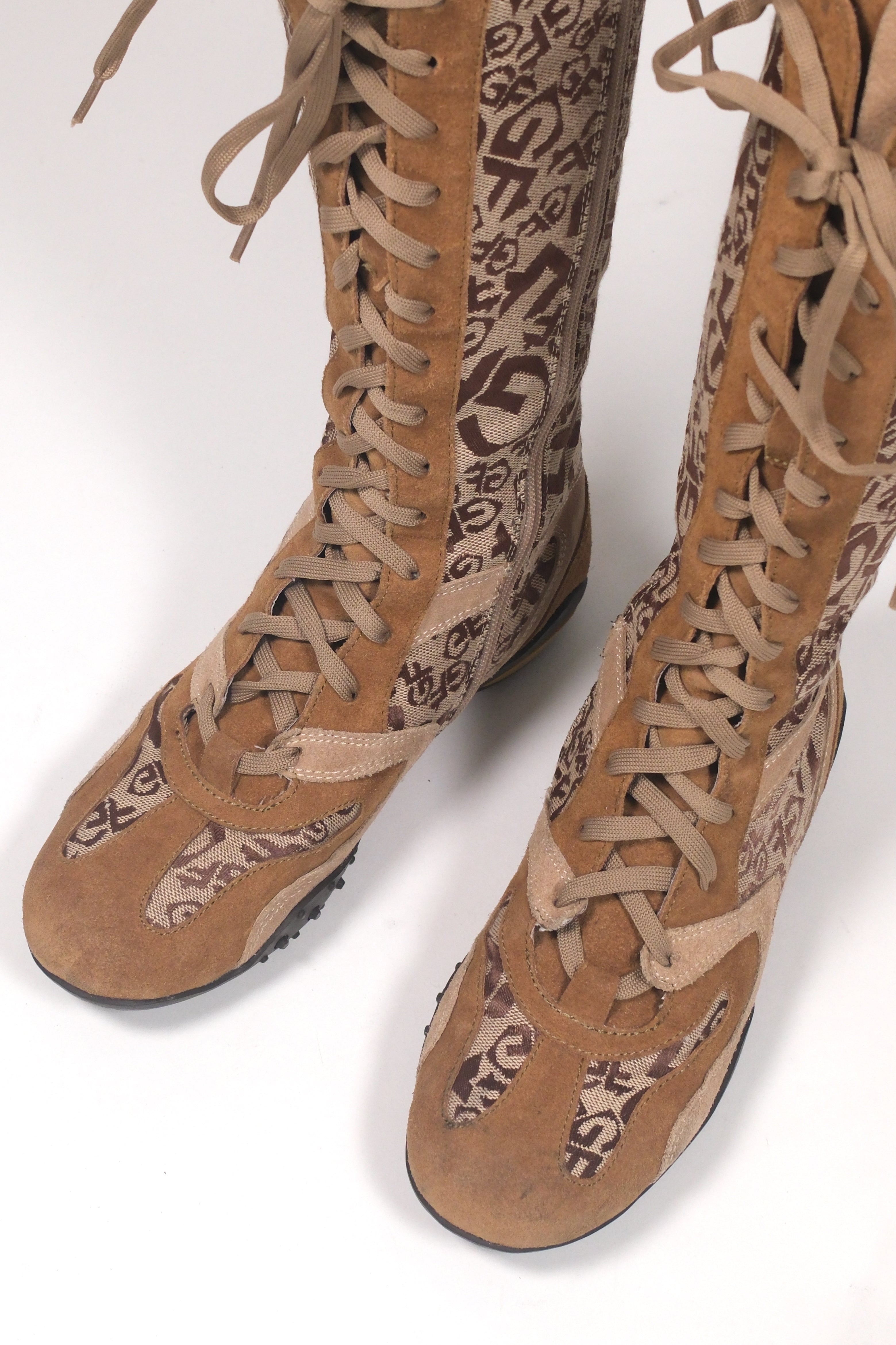 Gianfranco Ferre Lace Up Boxing Shoes Size 37