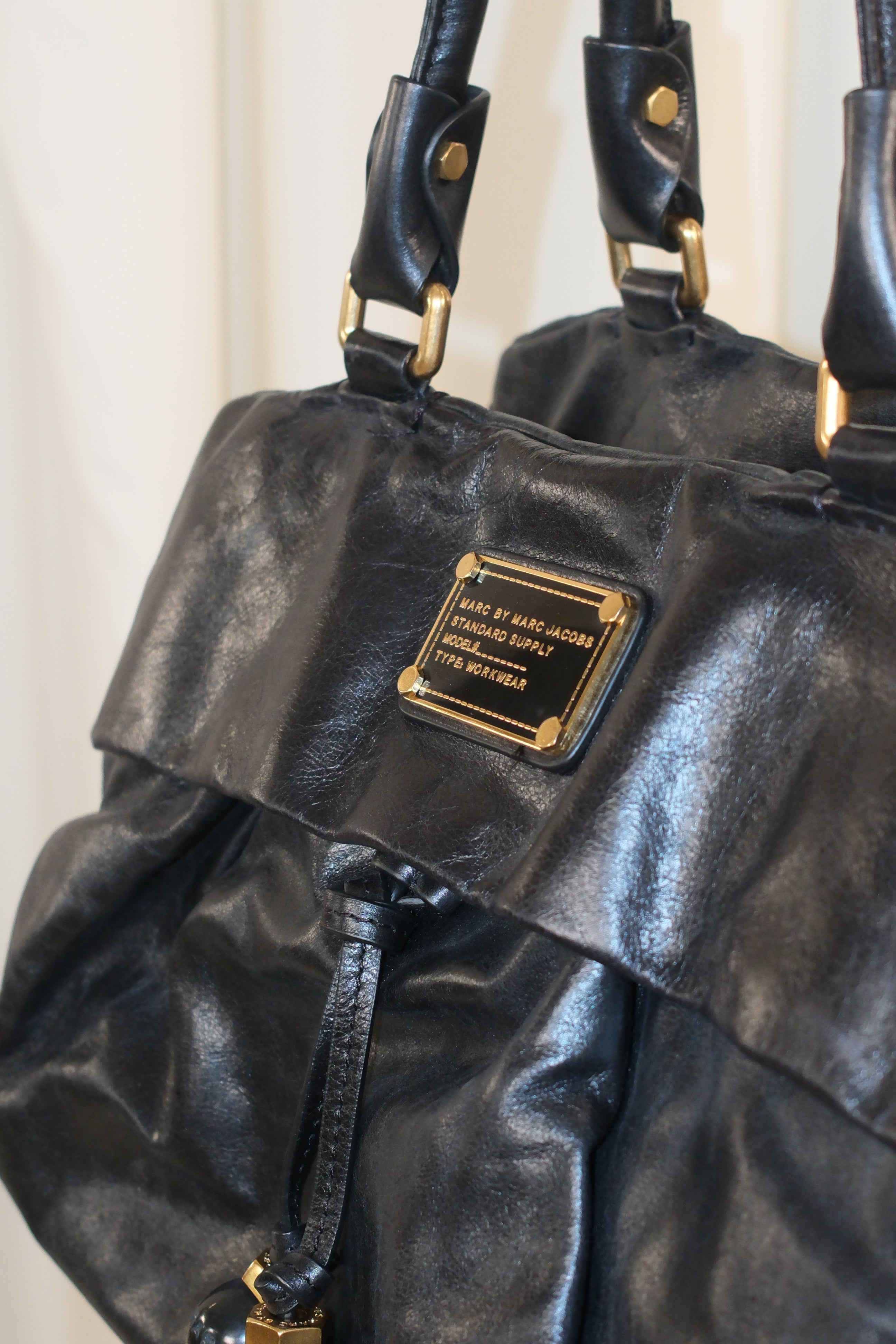 Marc Jacobs Black Leather Bag