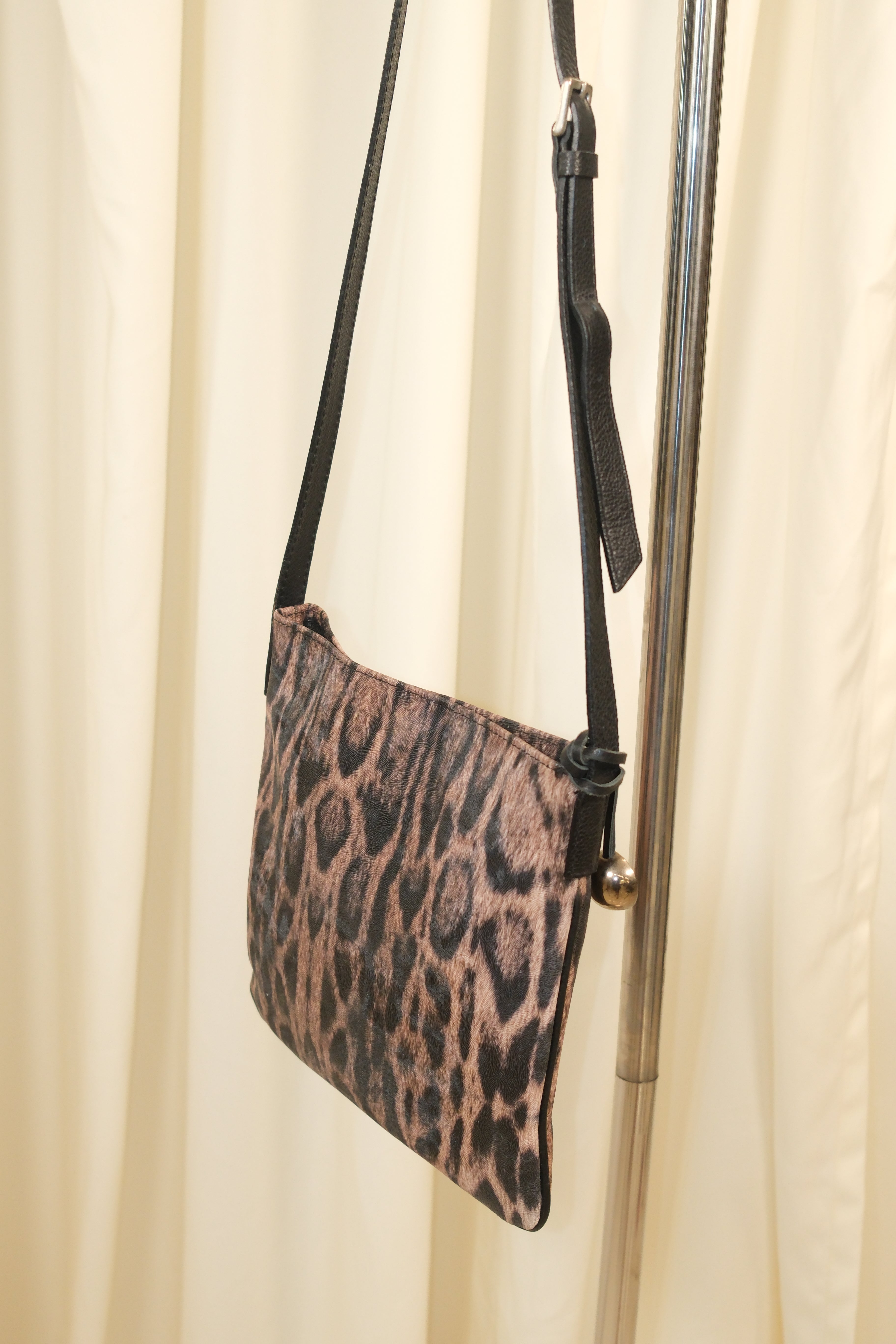 Furla Crossbody Bag with Leopard Print