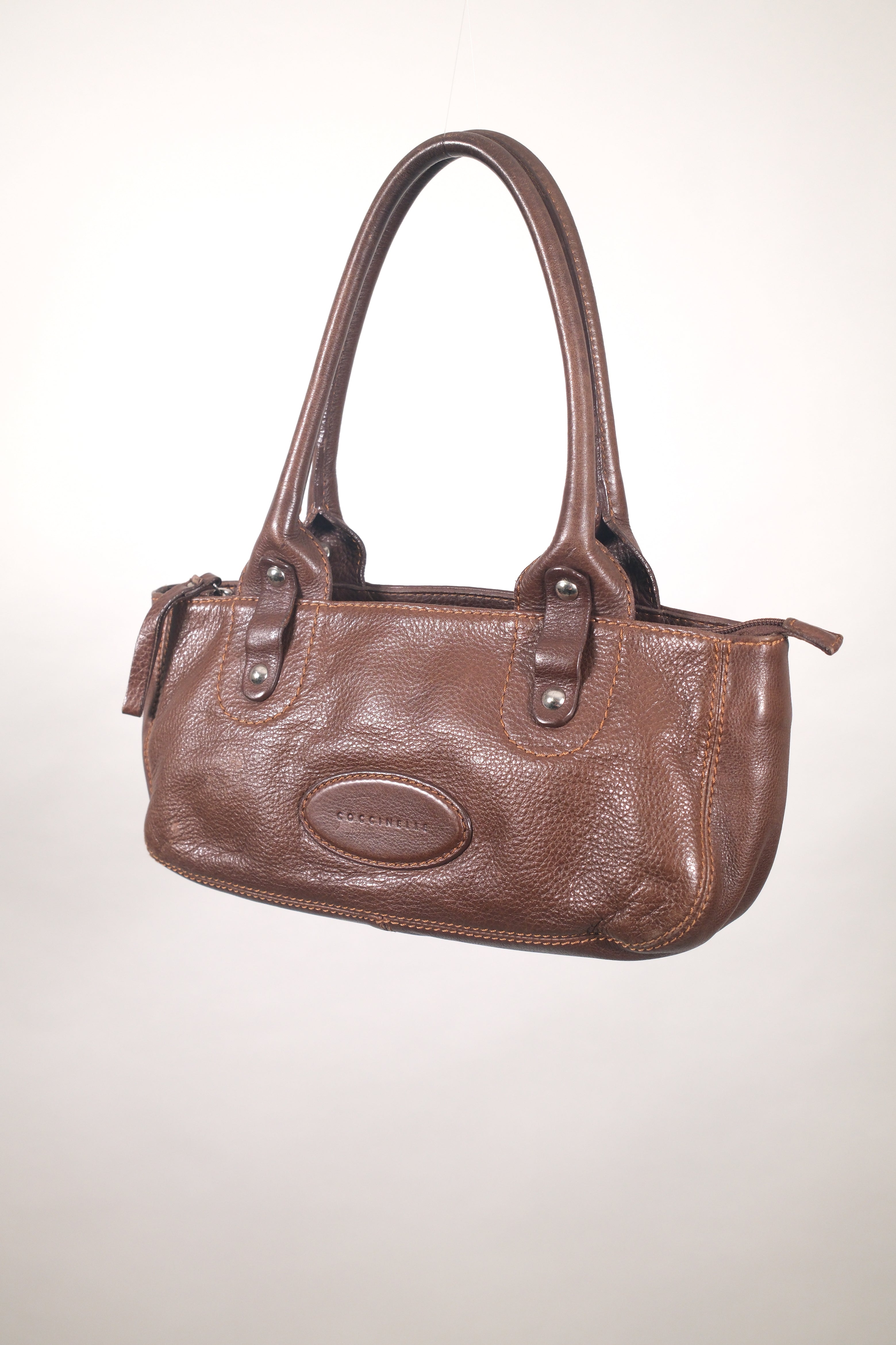 Coccinelle Brown Leather Shoulder Bag
