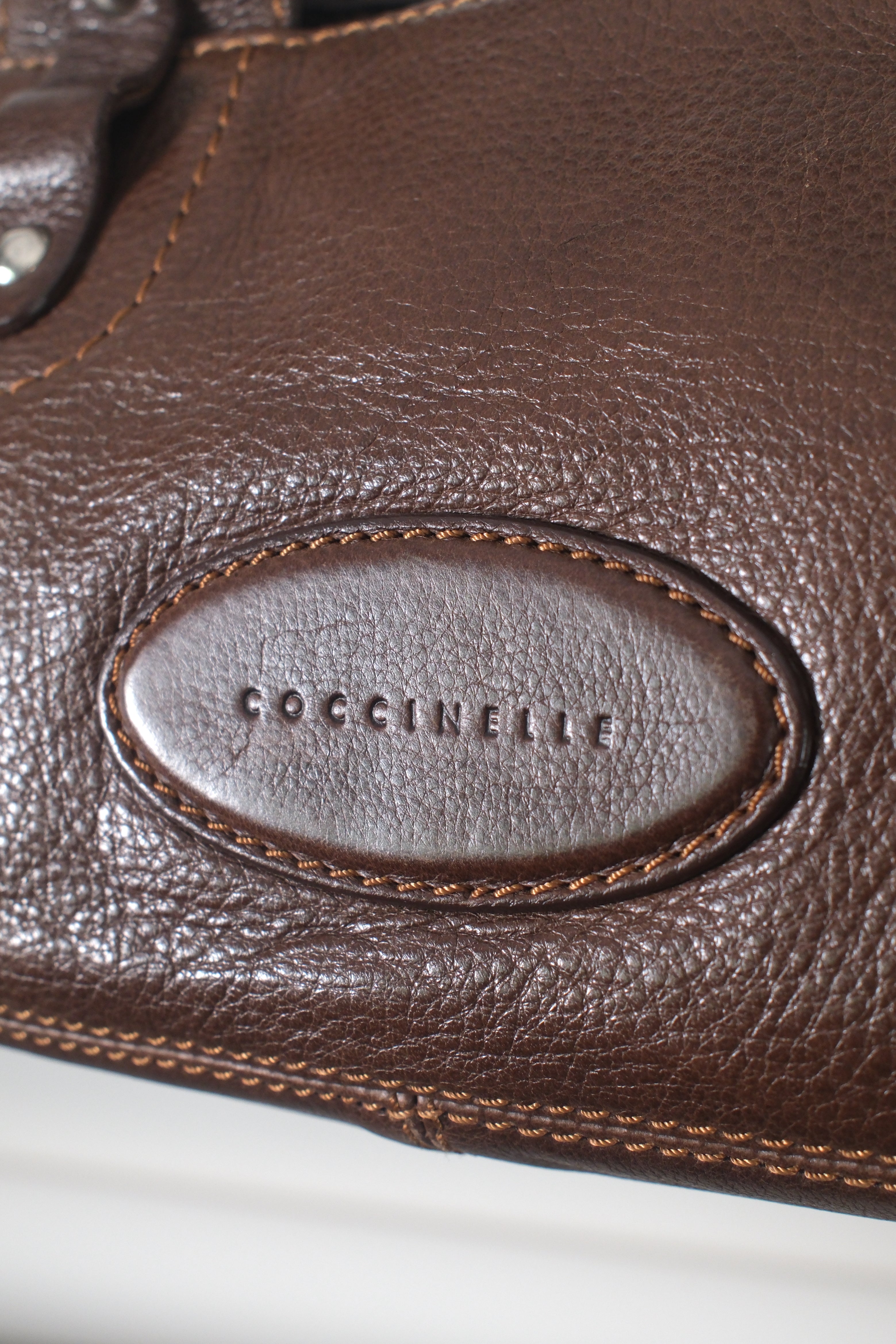 Coccinelle Brown Leather Shoulder Bag