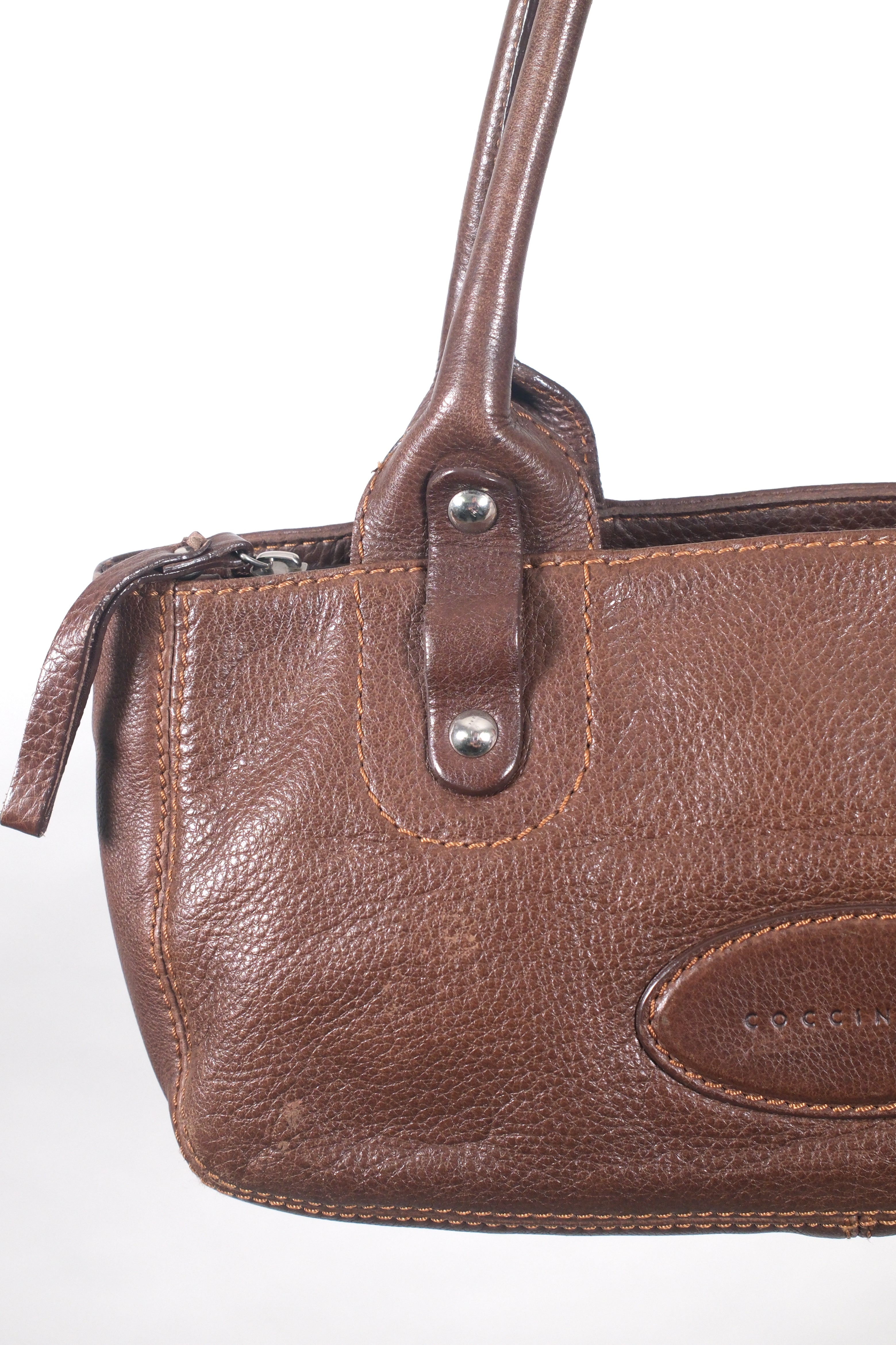 Coccinelle Brown Leather Shoulder Bag