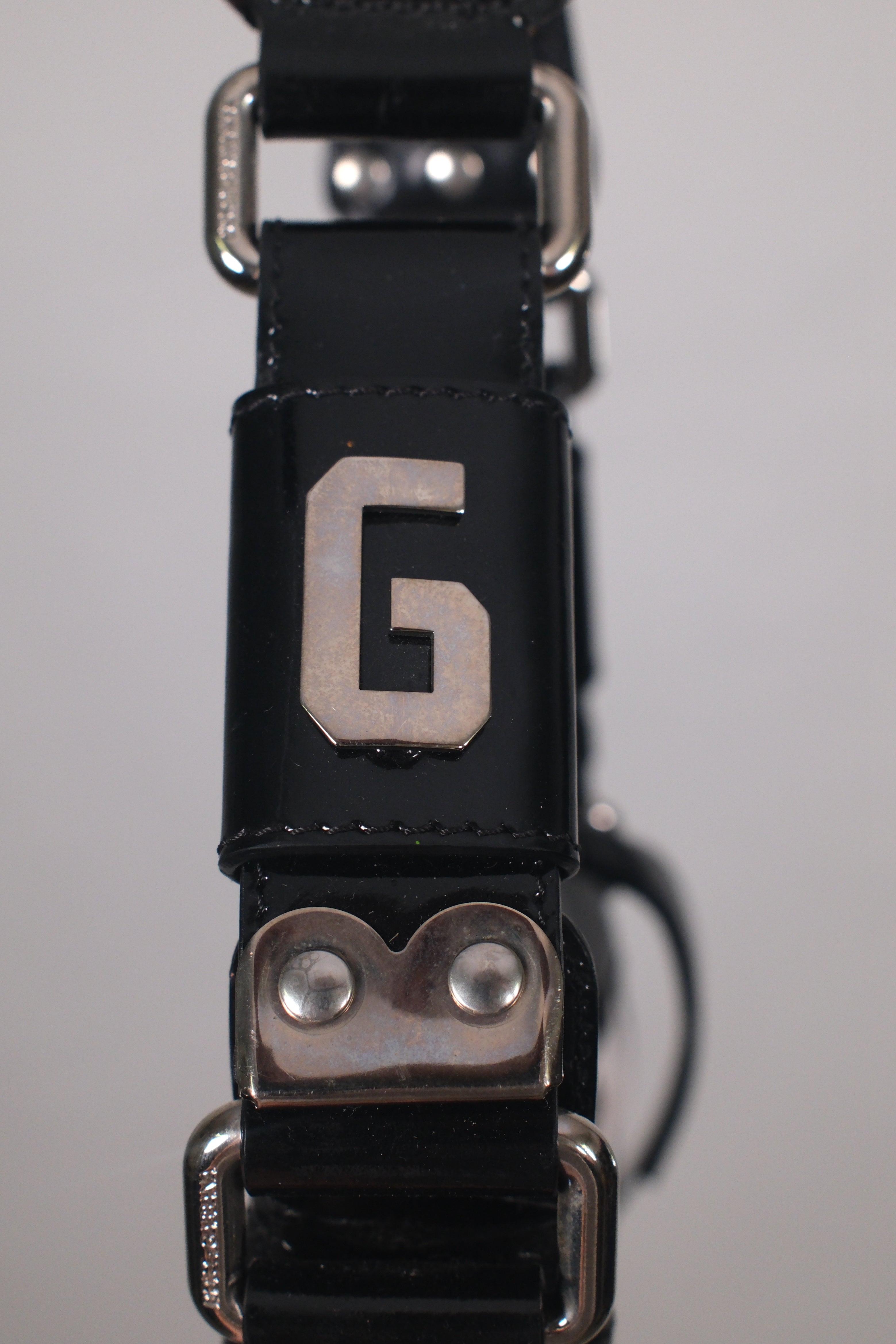 Dolce & Gabbana Black And White Leather Shoulder Bag