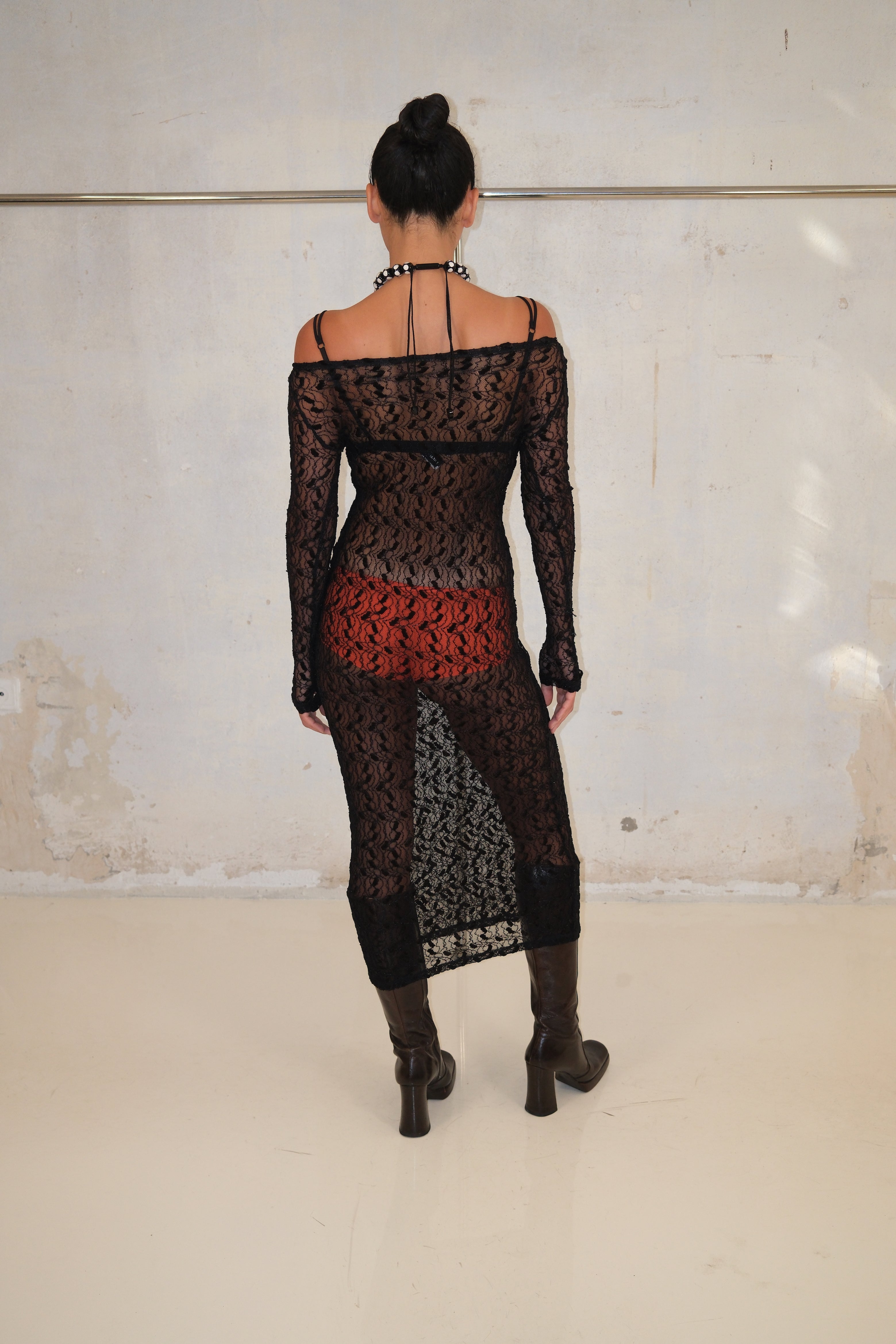 Sheer Lace Dress