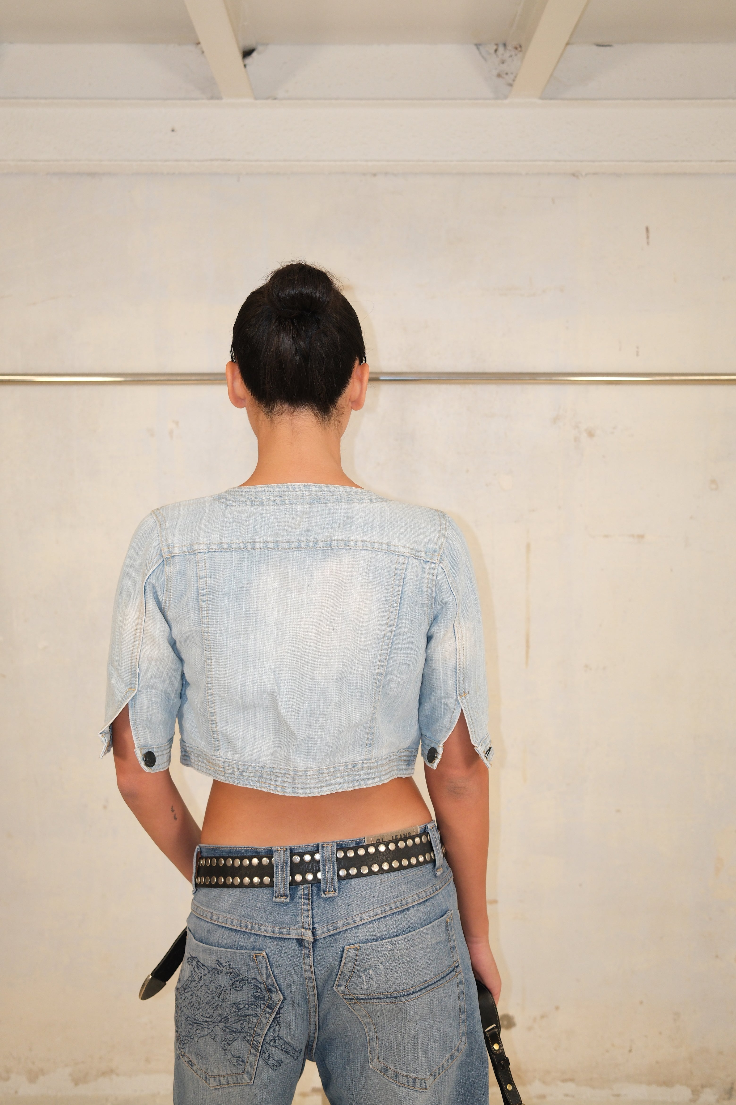 Crop Denim Top