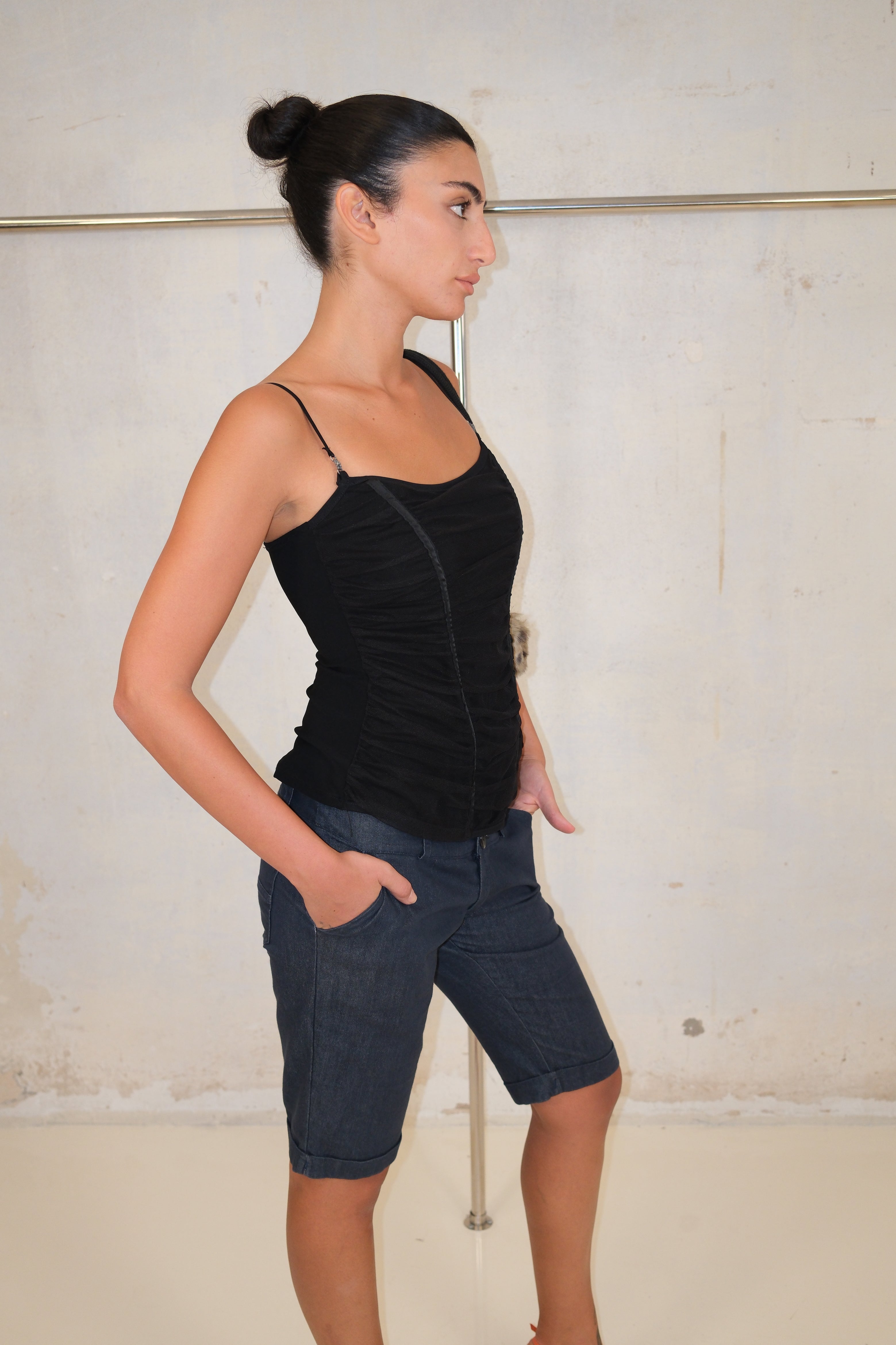 Black Cute Corset Top