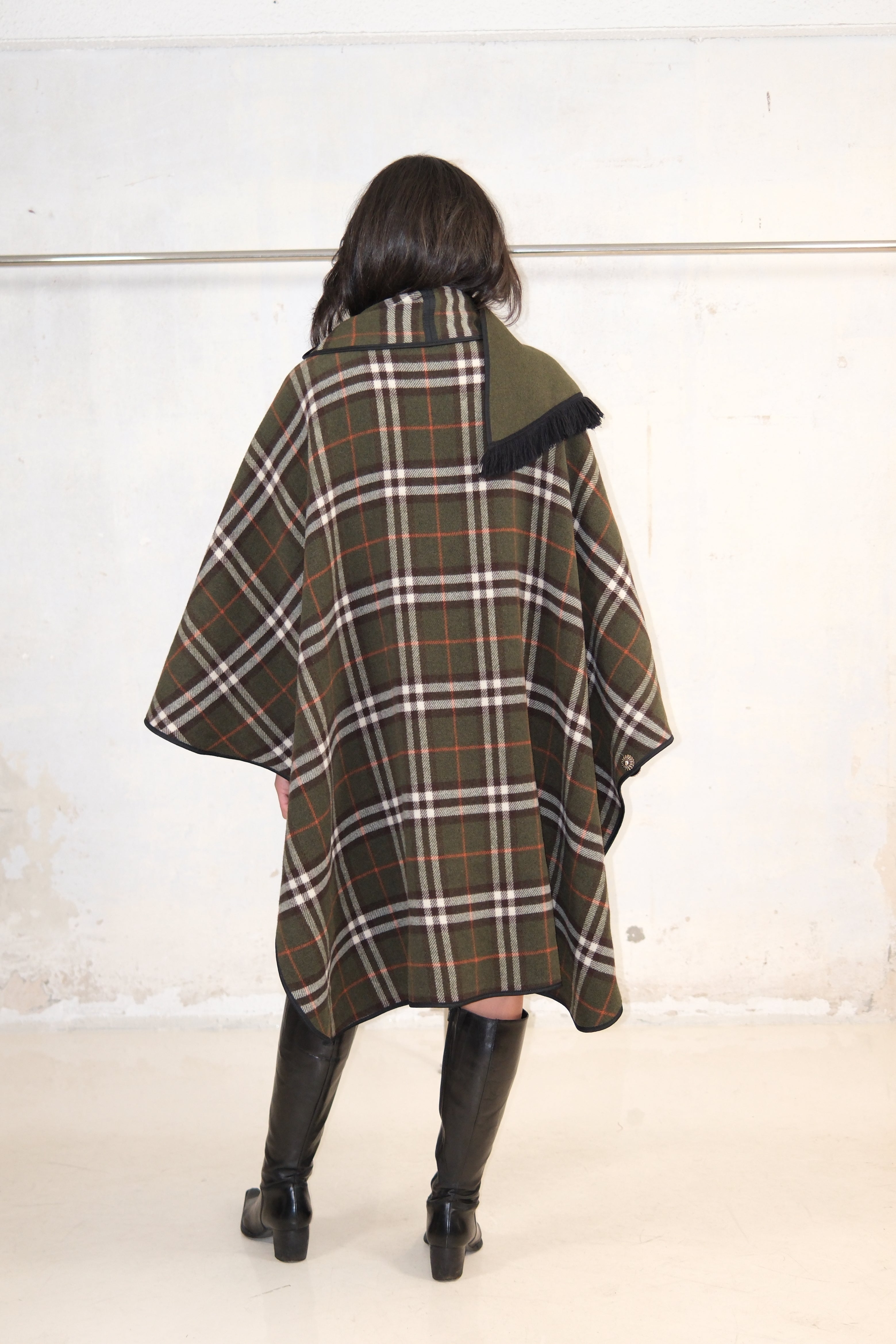 MANY WAYS REVERSIBLE COAT (PLAID&GREEN)