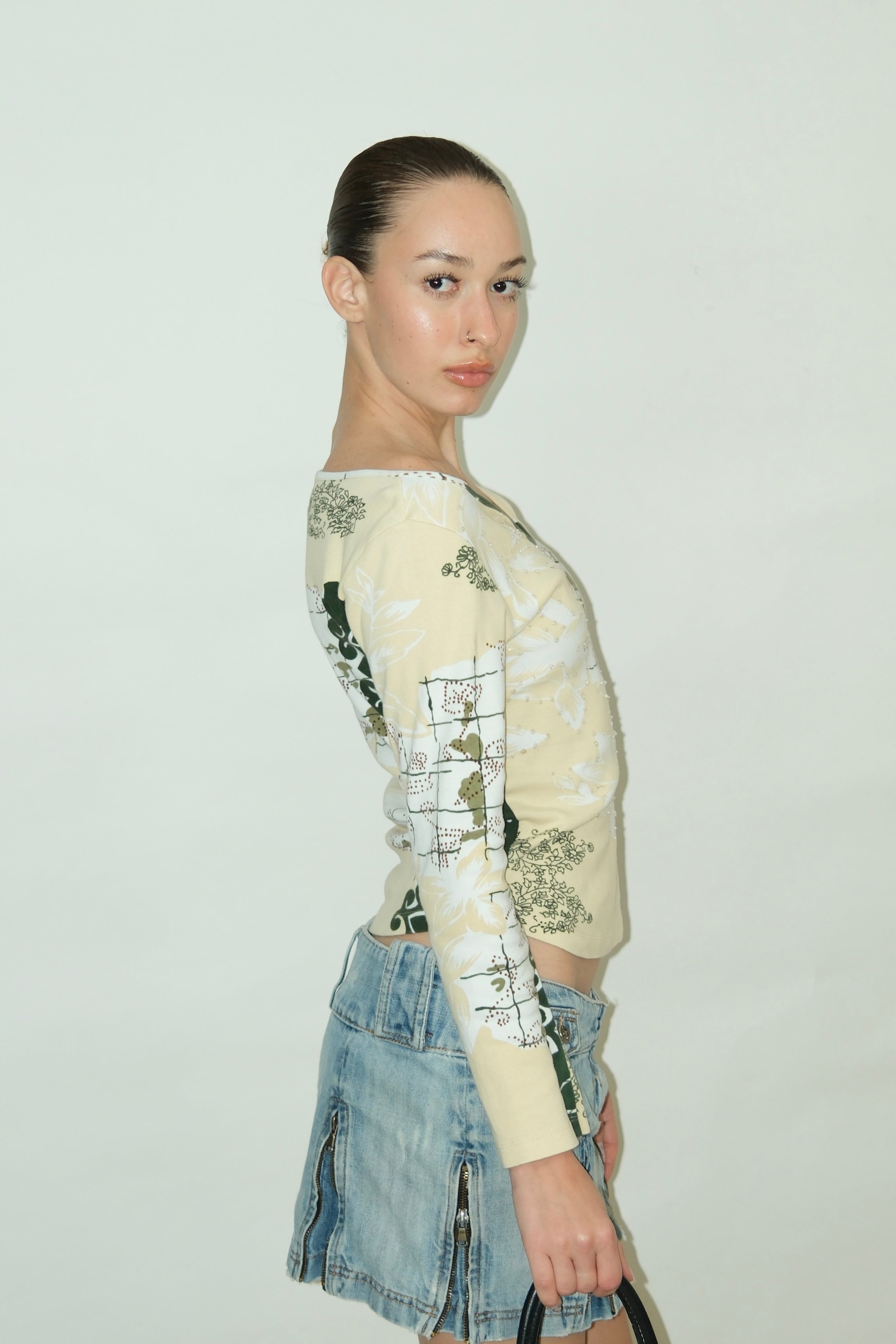 SOFT TONES BEADDED TOP