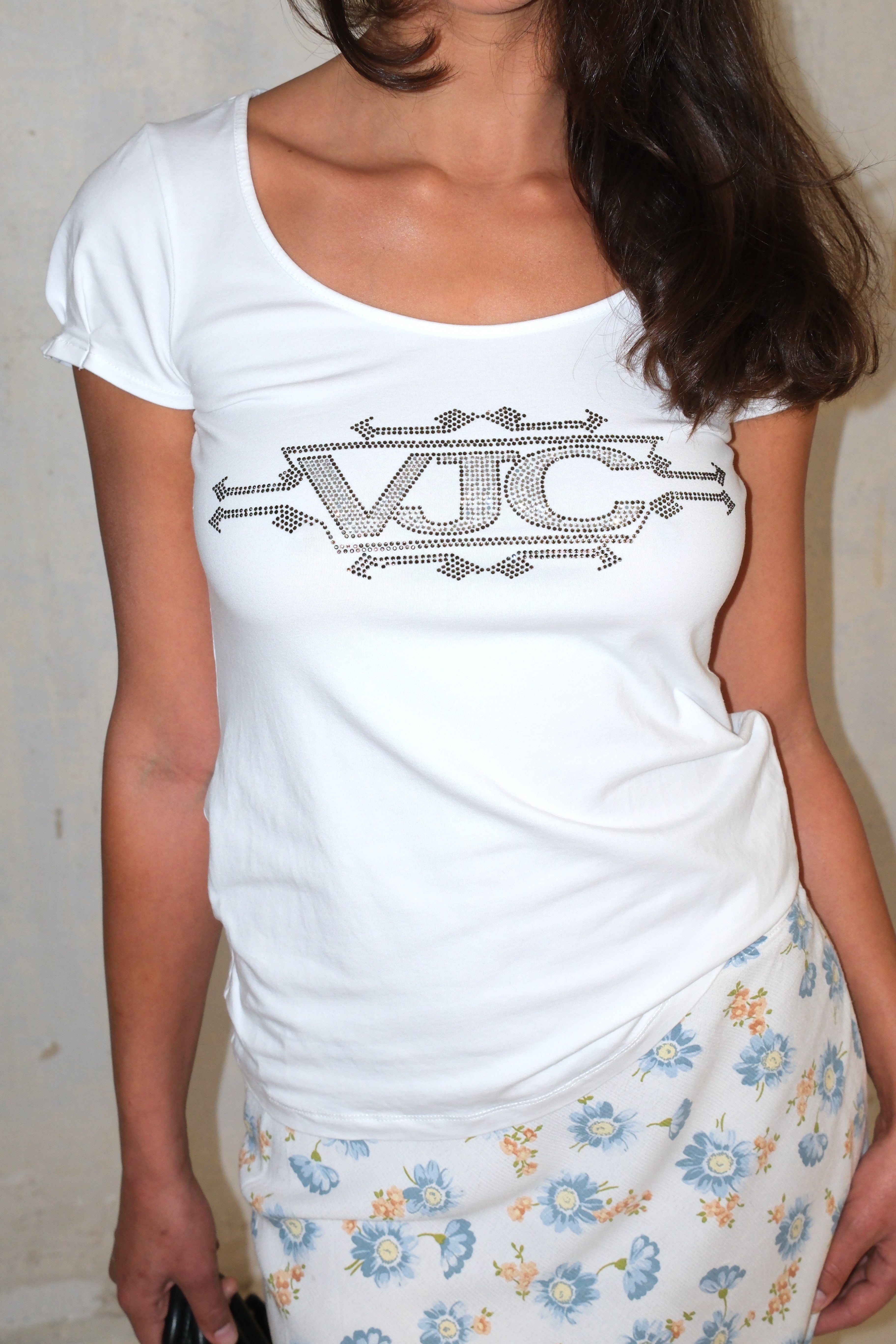 Versace Logo Sparkle T-Shirt