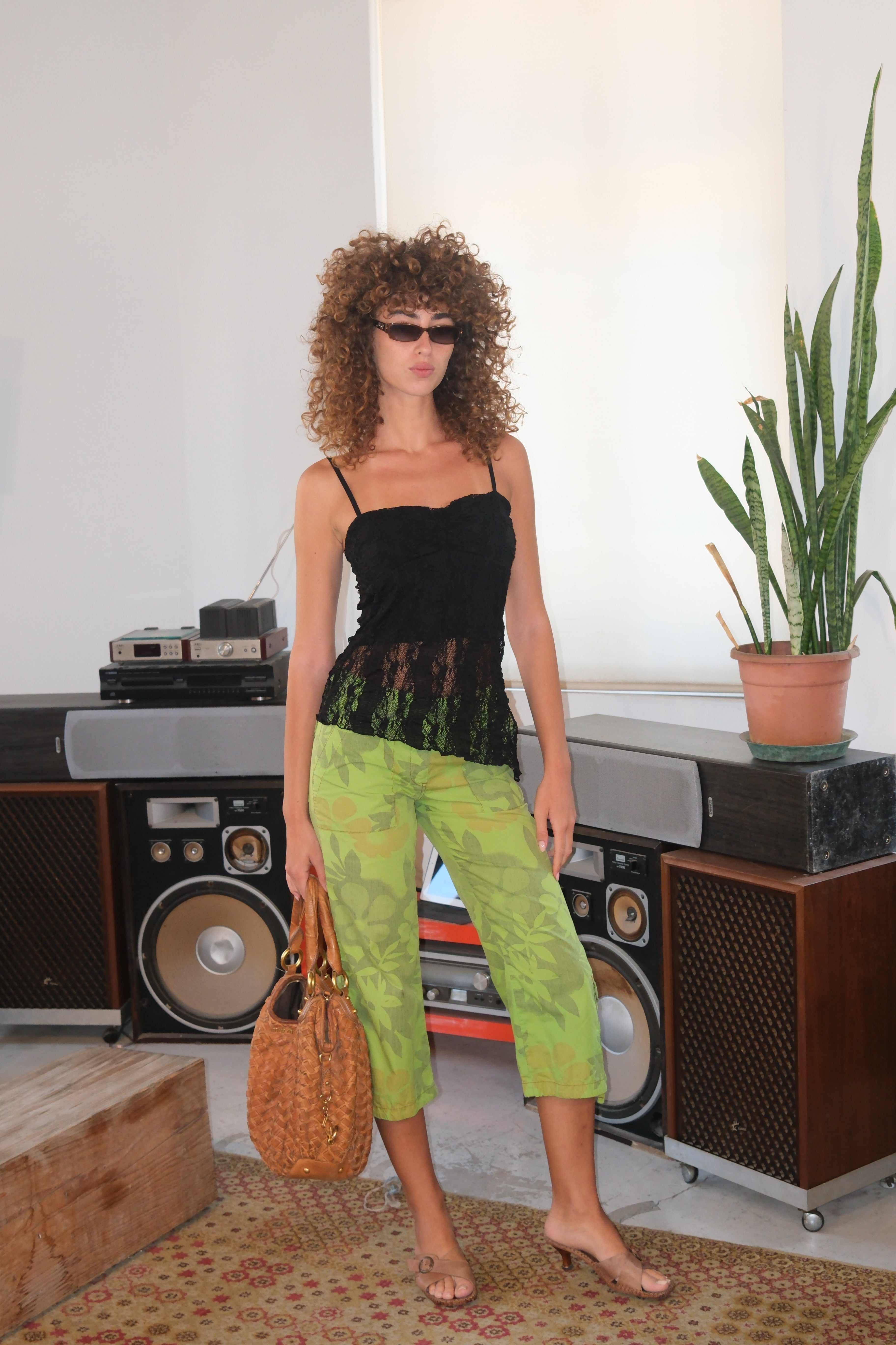 Green Hawaiian 7/8 Pants Size 36