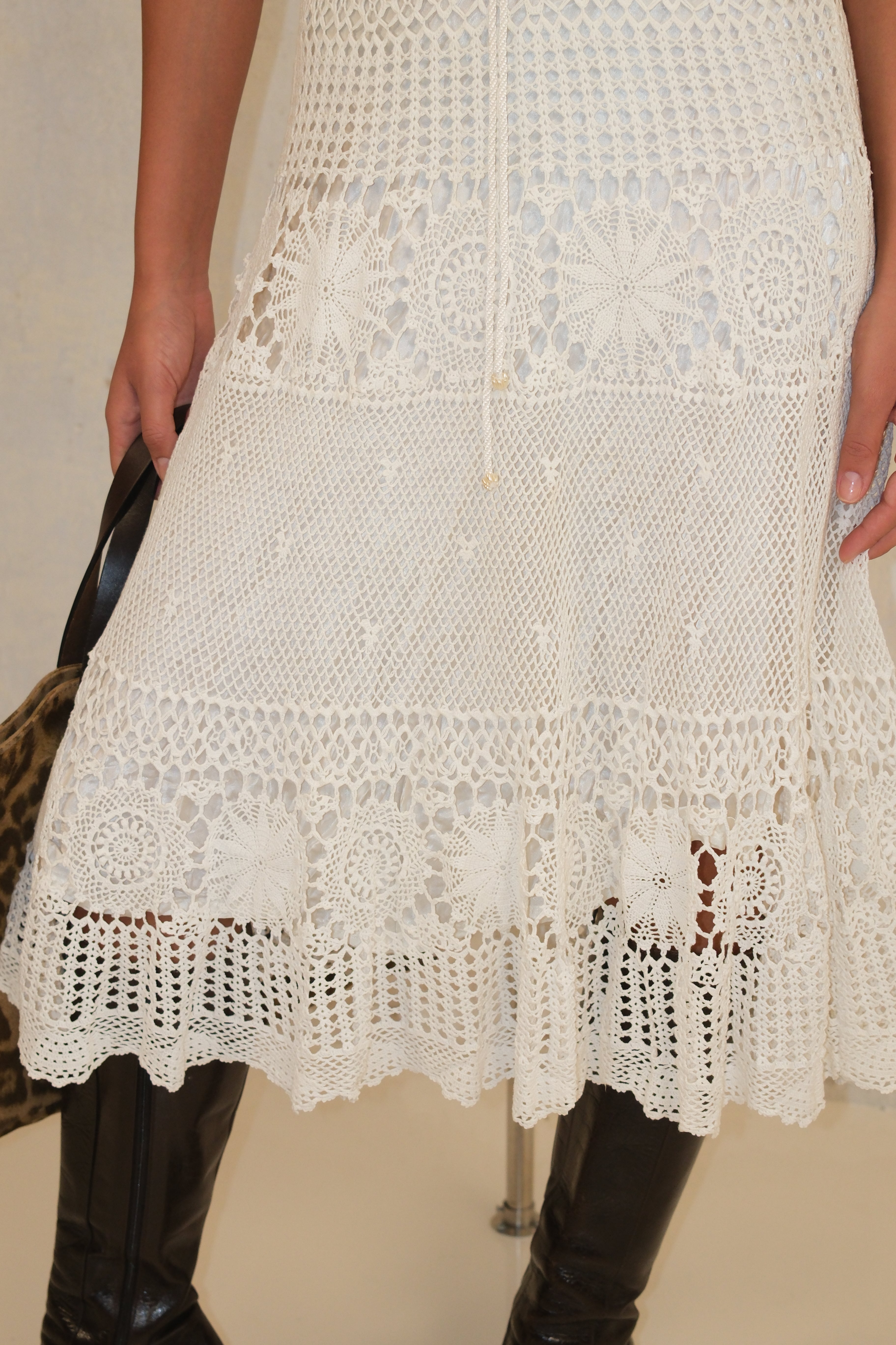 Crochet White Dress